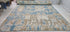 Kameron Kennedy 10x14 Blue and Grey Hand-Knotted Modern Rug