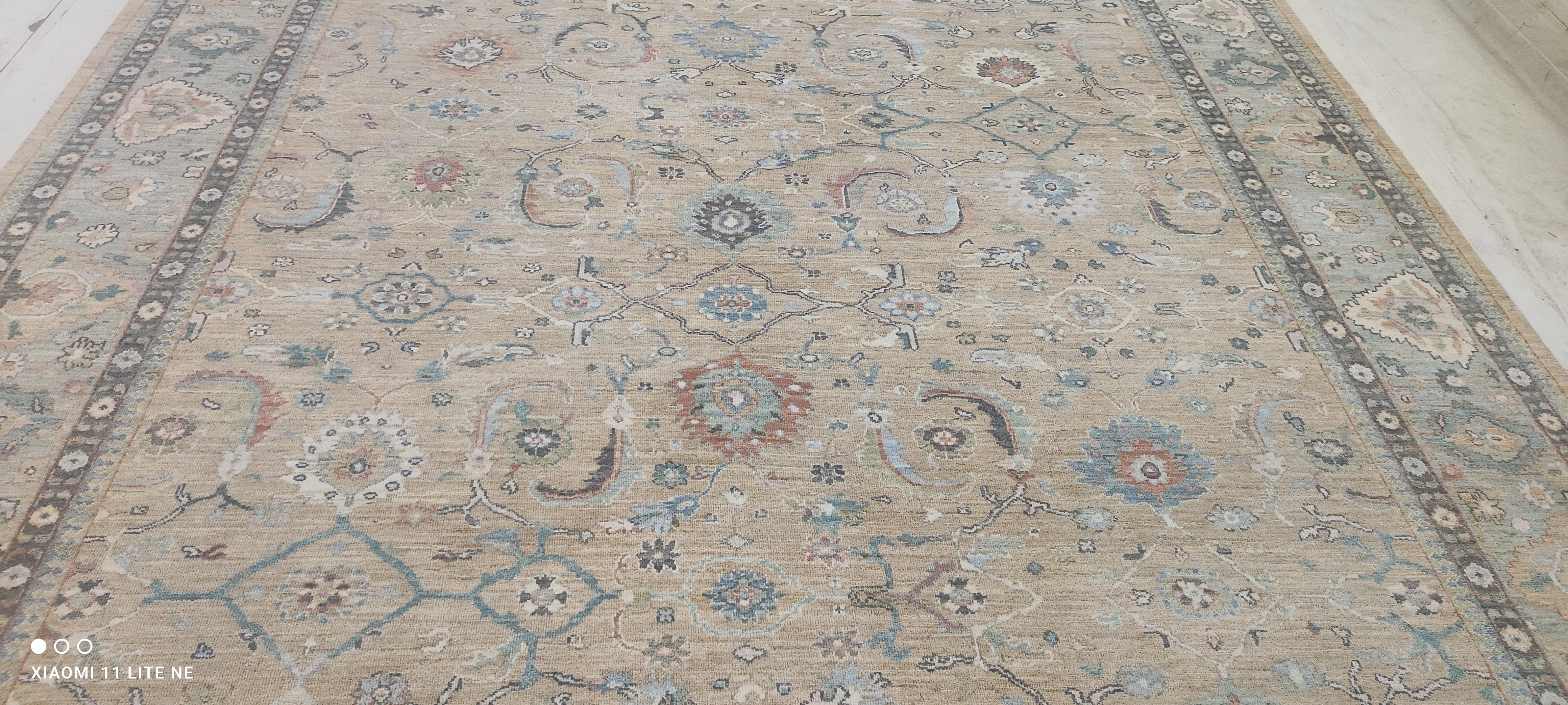 Catherine Coyle 9x12 Grey Hand-Knotted Rug