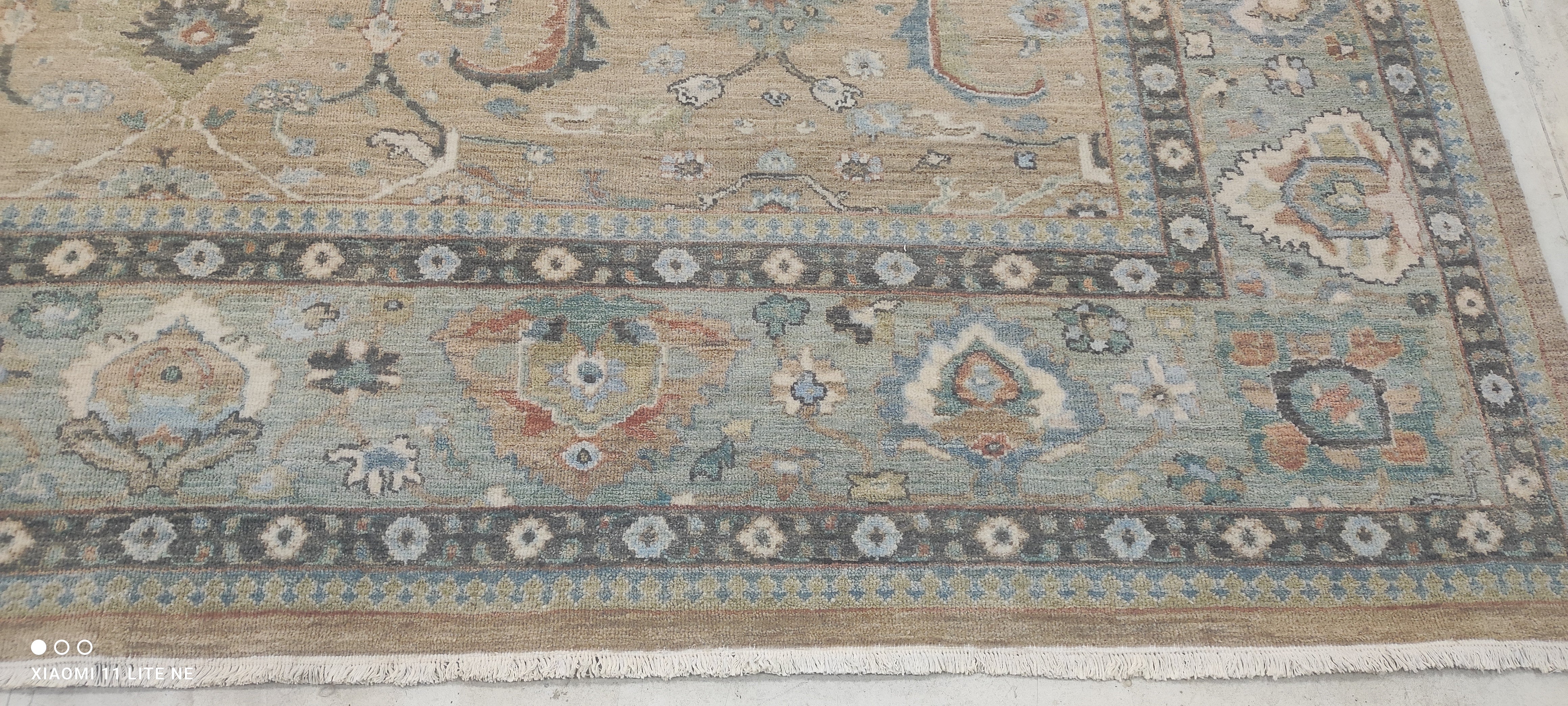 Catherine Coyle 9x12 Grey Hand-Knotted Rug