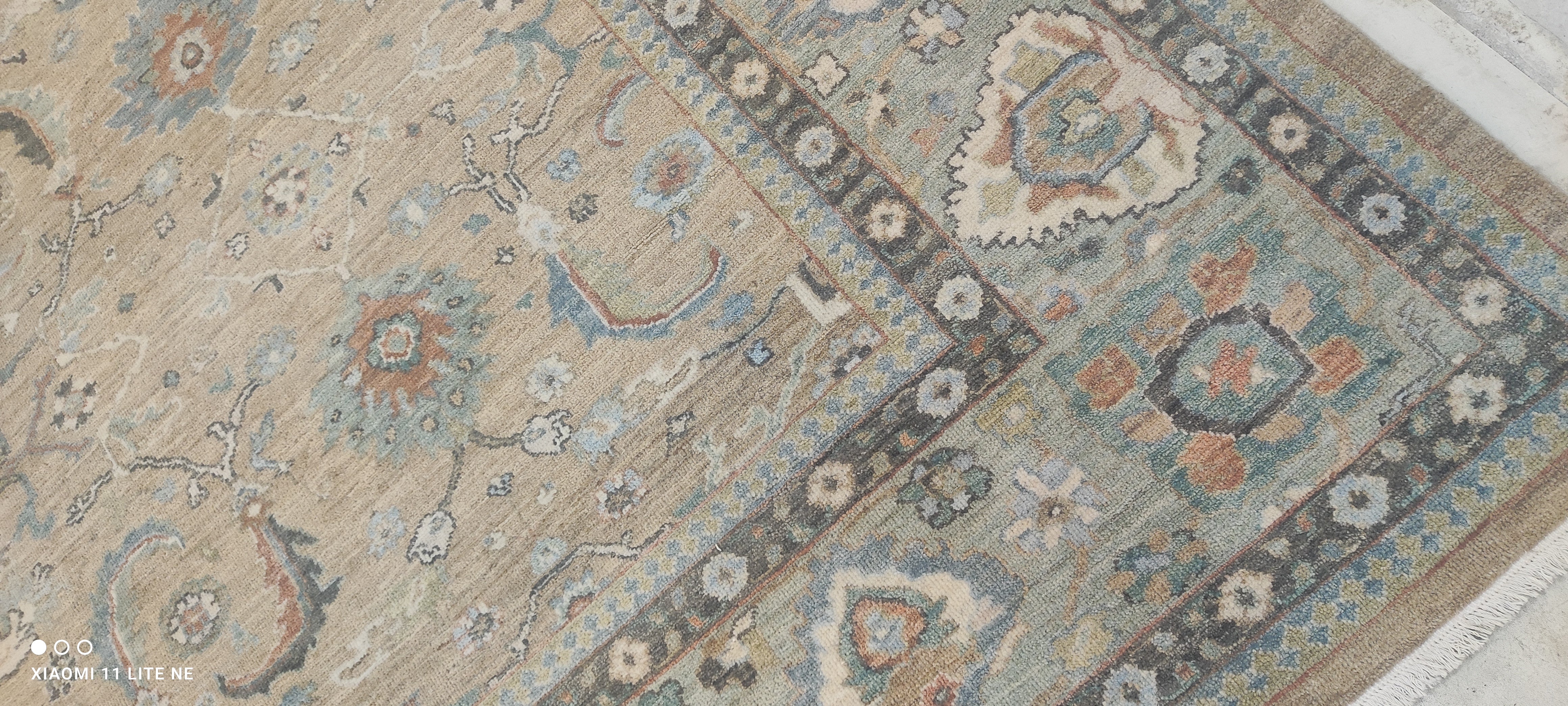 Catherine Coyle 9x12 Grey Hand-Knotted Rug