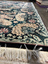 James Johnson 9x12 Green Kashan Rug - CLEARANCE 30% off