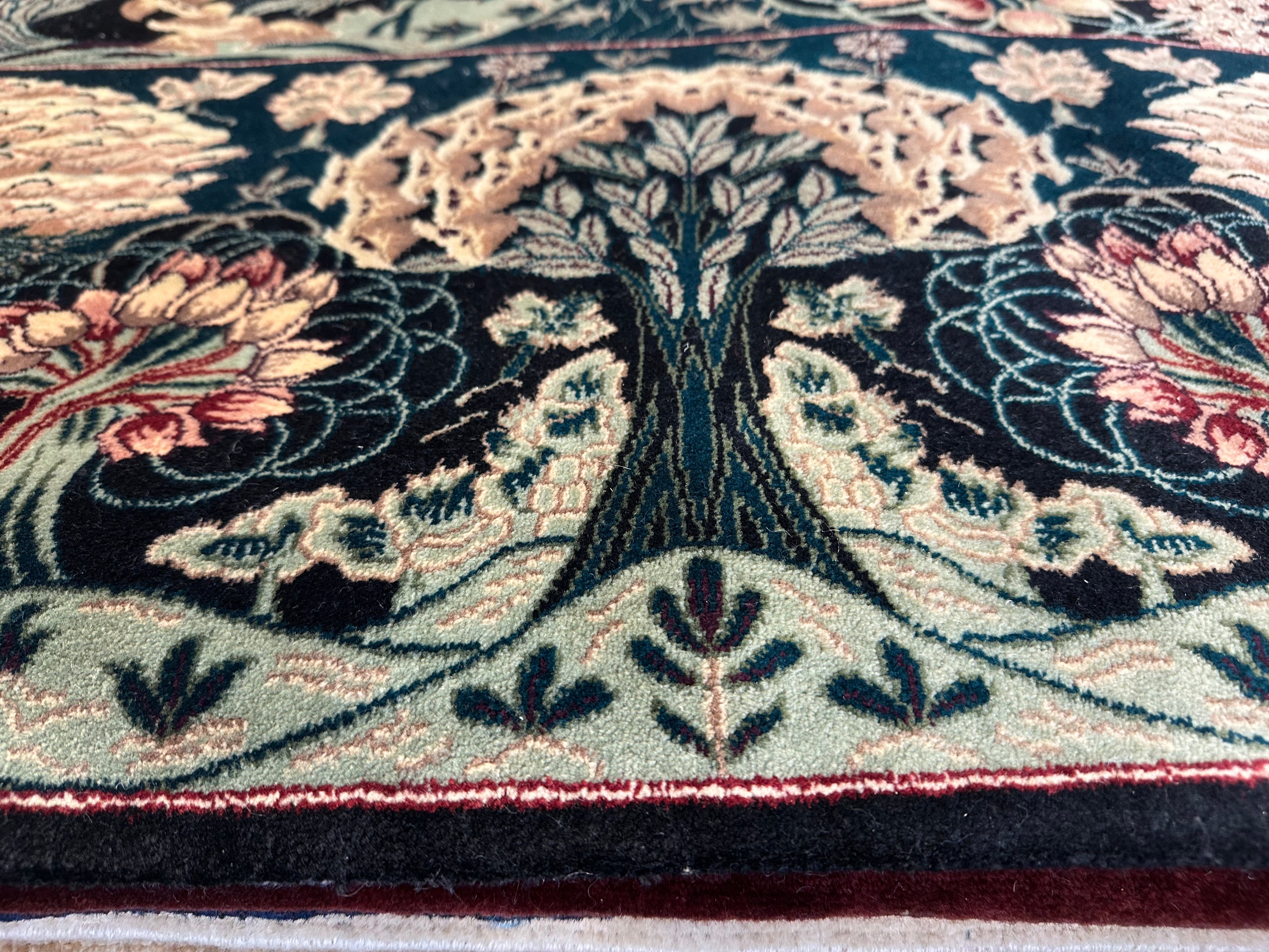 James Johnson 9x12 Green Kashan Rug - CLEARANCE 30% off