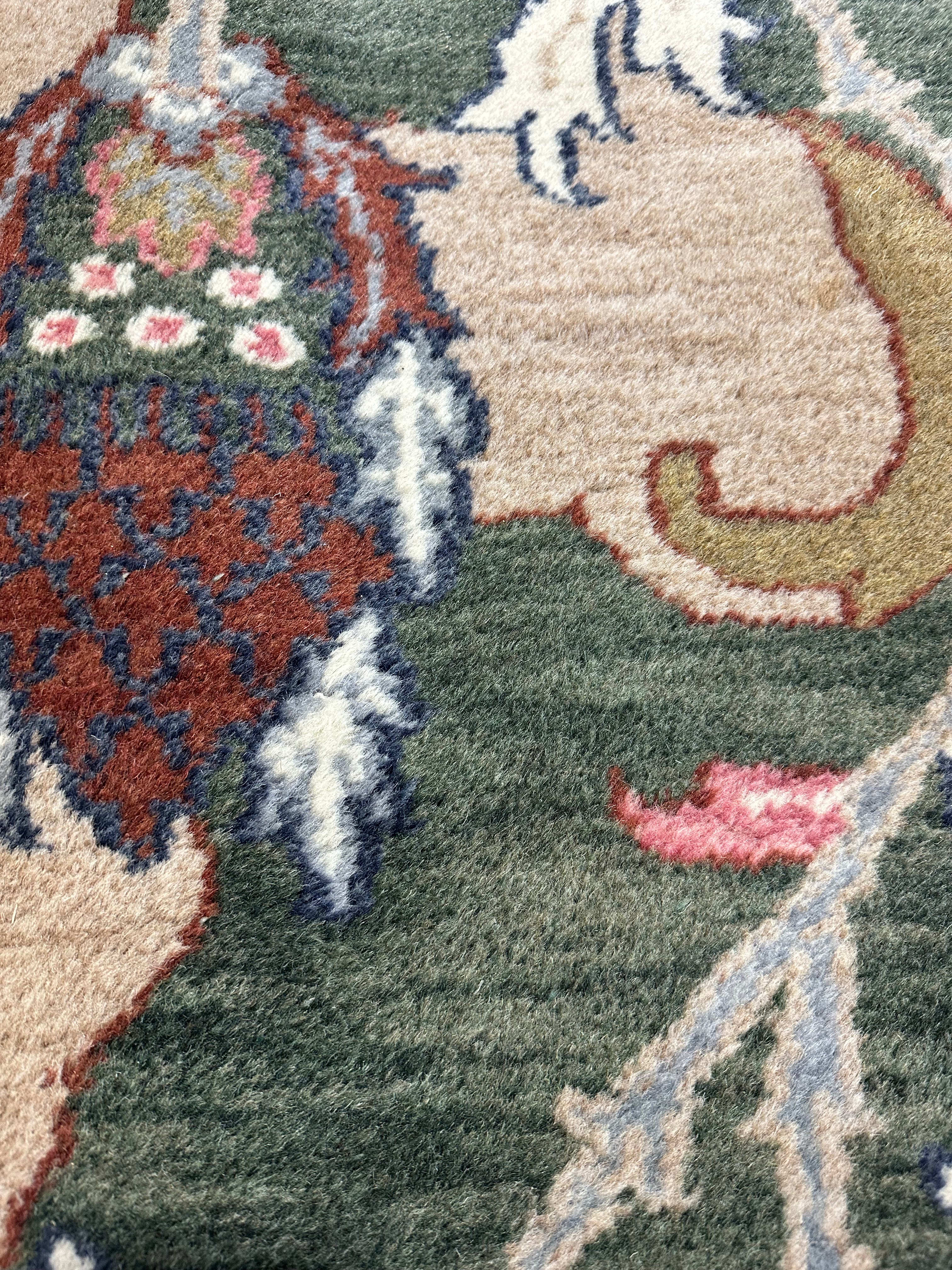Kathryn Dennis 9x12 Green Kashan Rug - CLEARANCE 30% off
