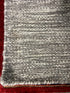 Christina 5.9x7.9 Hand-Woven Durrie Ivory and Grey