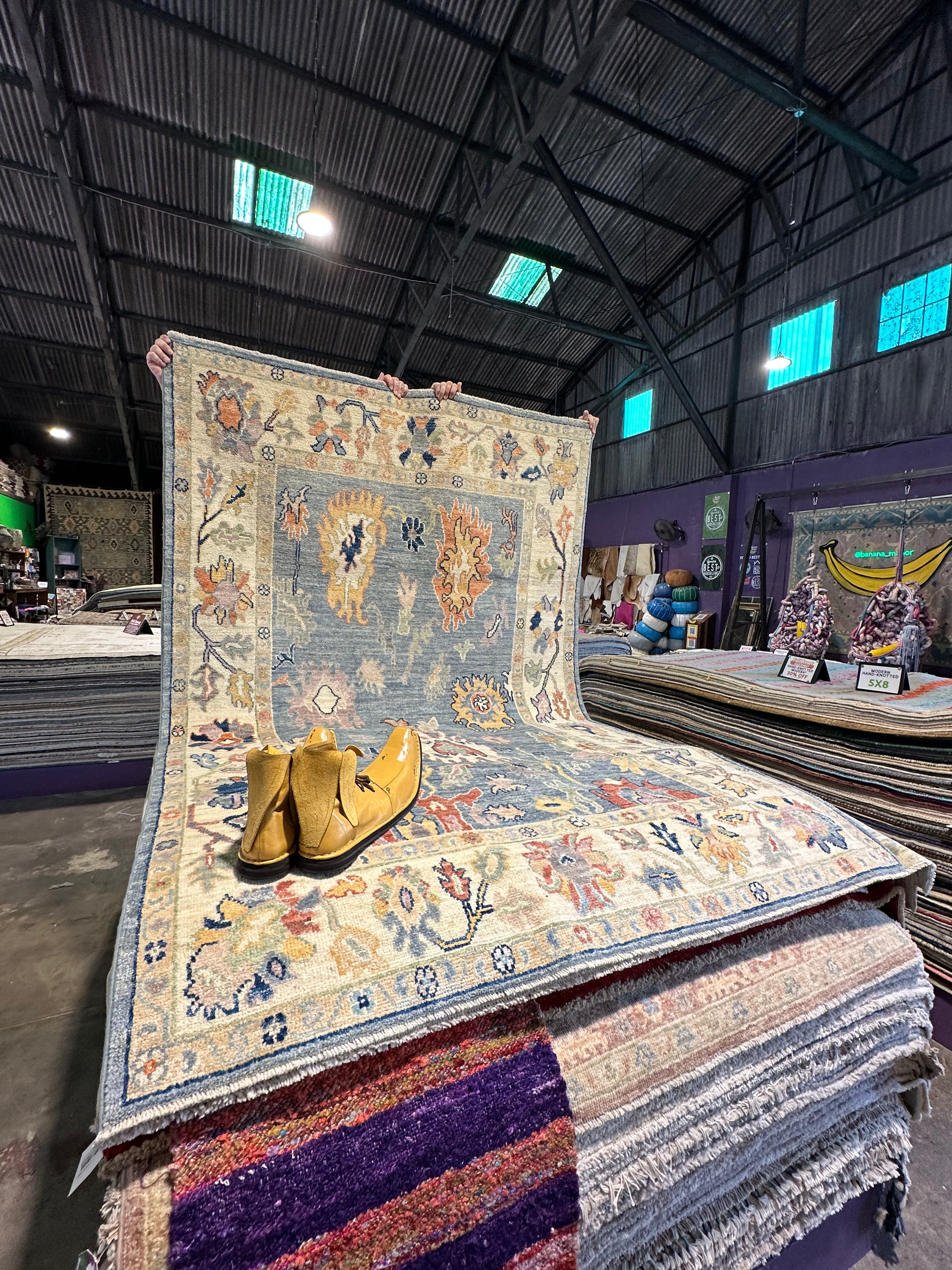 Ana Cilas 4.10x7.6 Afghani Colorful Oushak