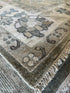 Alexandra Champalimaud 9.9x13.9 Brown and Ivory Hand-Knotted Oushak Rug