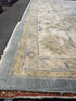 Madison LeCroy 9.3x12 Blue Oushak Rug - CLEARANCE 30% off