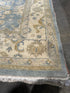 Madison LeCroy 9.3x12 Blue Oushak Rug - CLEARANCE 30% off