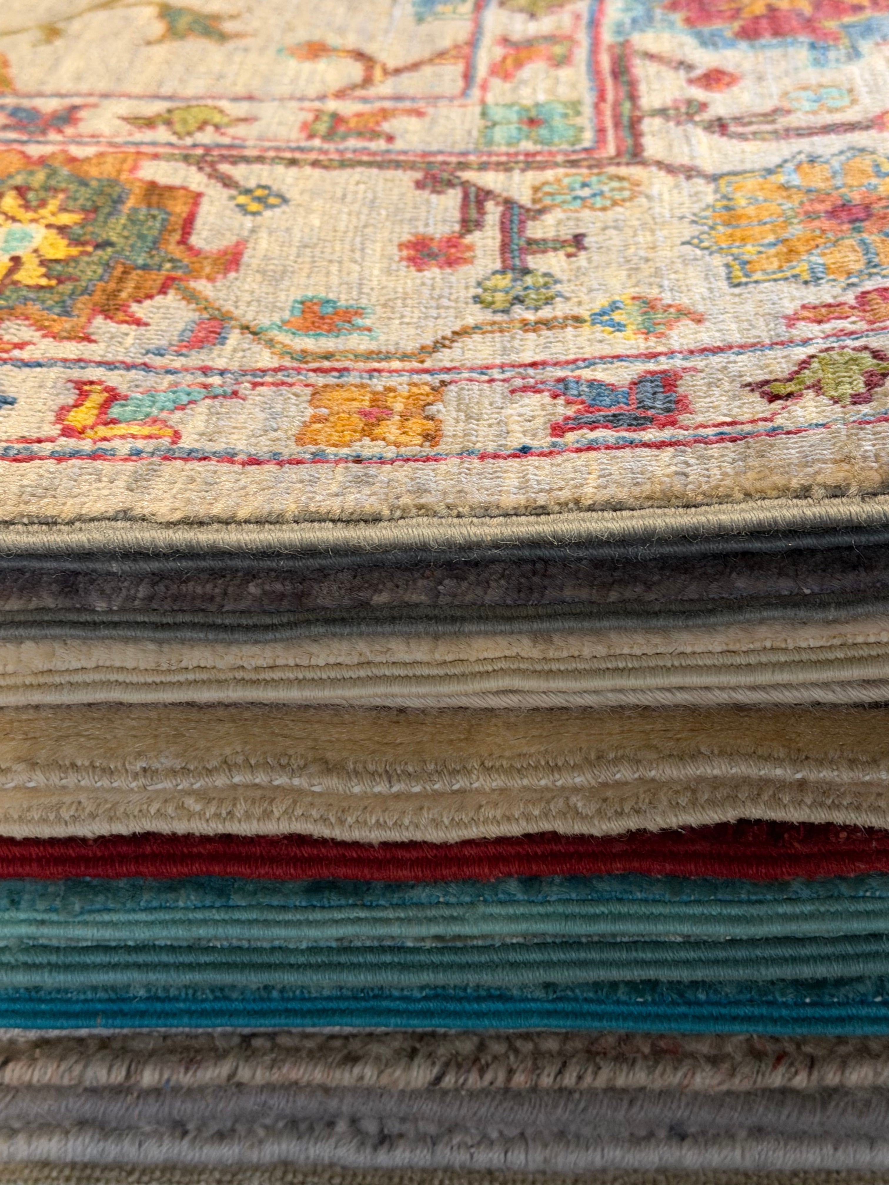 Samantha Kacho 5x6.2 Silvery/Grey Afghani Sultani Rug