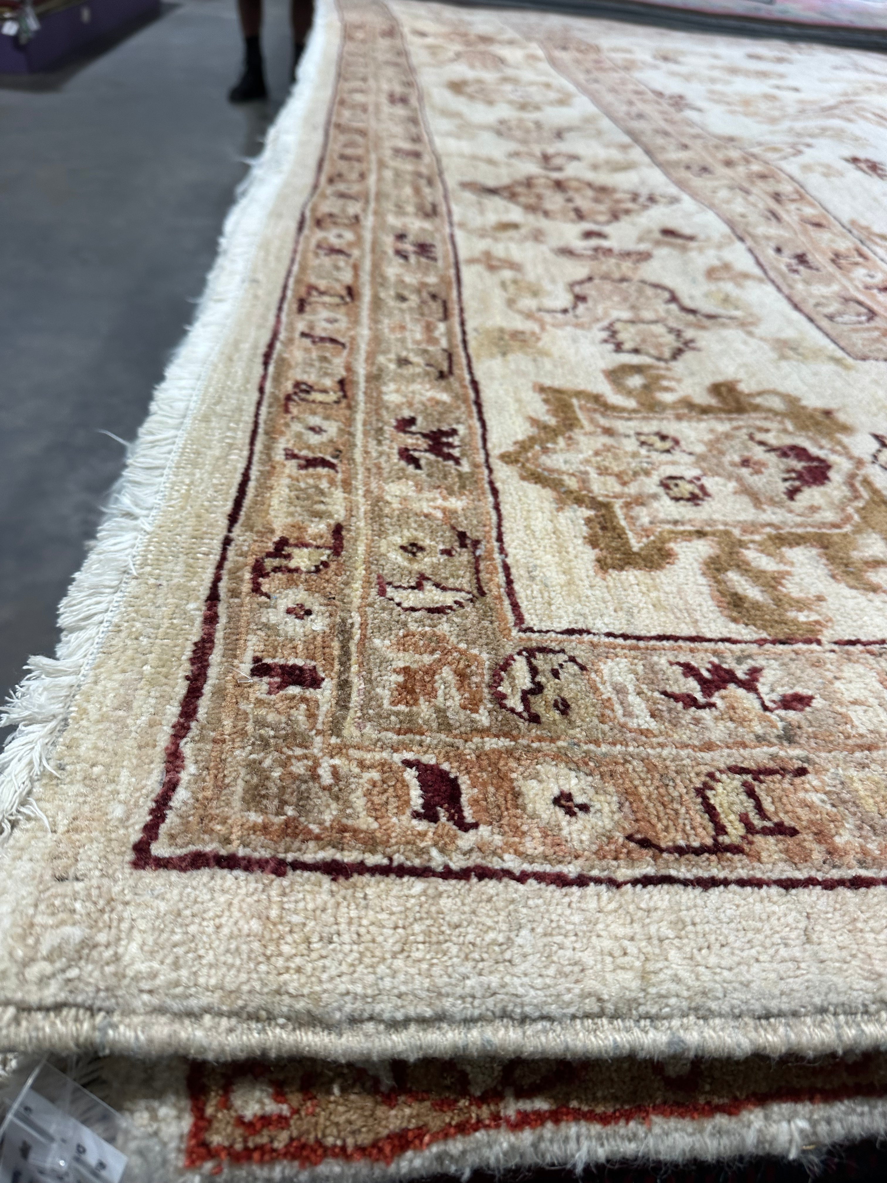 Naomie Olindo 8.9x11.8 Tan Peshawar Rug - CLEARANCE 30% off