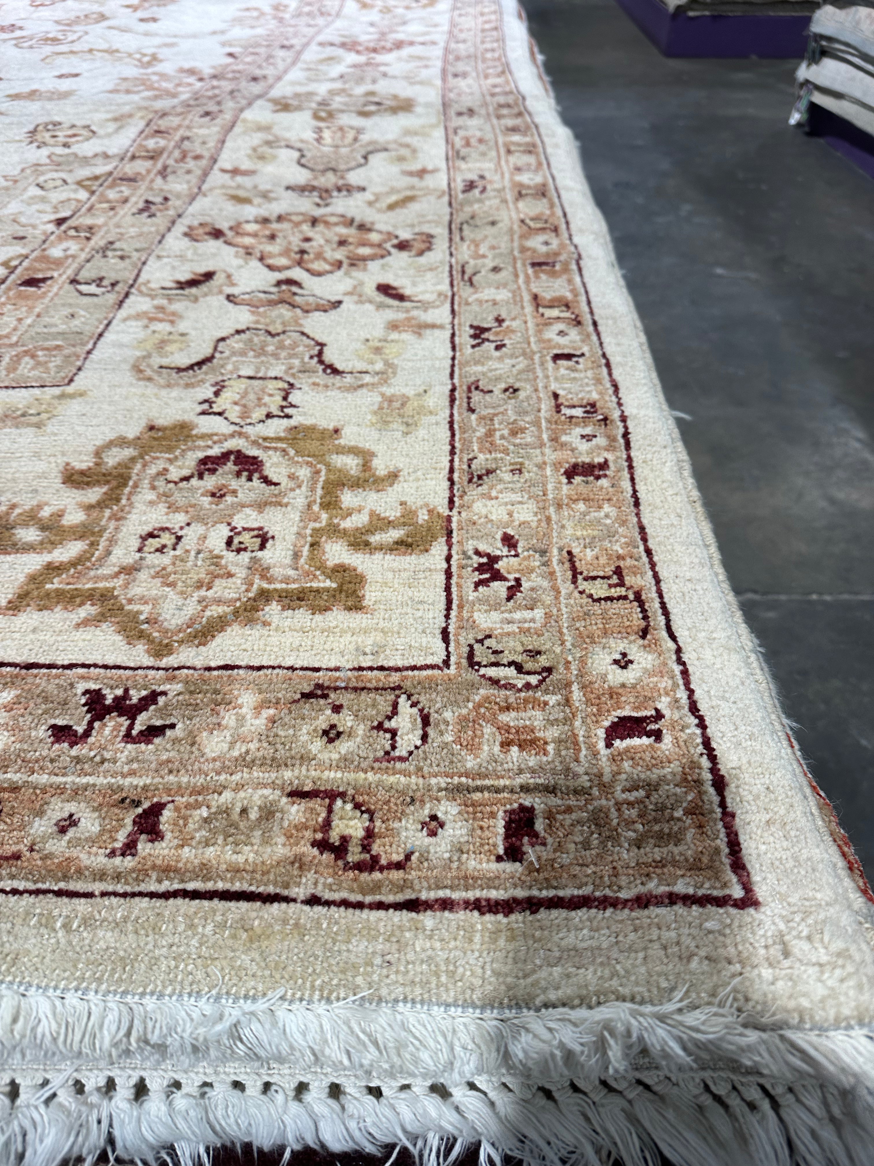 Naomie Olindo 8.9x11.8 Tan Peshawar Rug - CLEARANCE 30% off