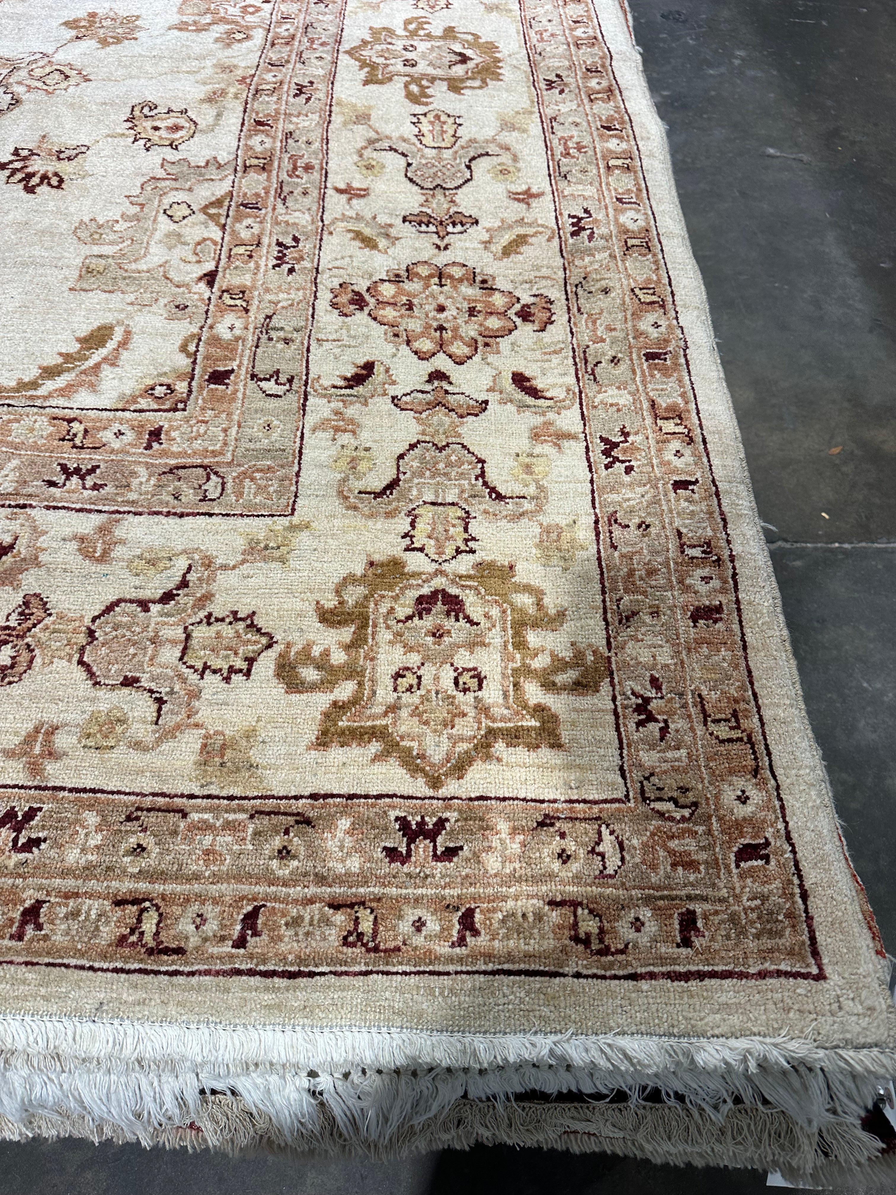 Naomie Olindo 8.9x11.8 Tan Peshawar Rug - CLEARANCE 30% off