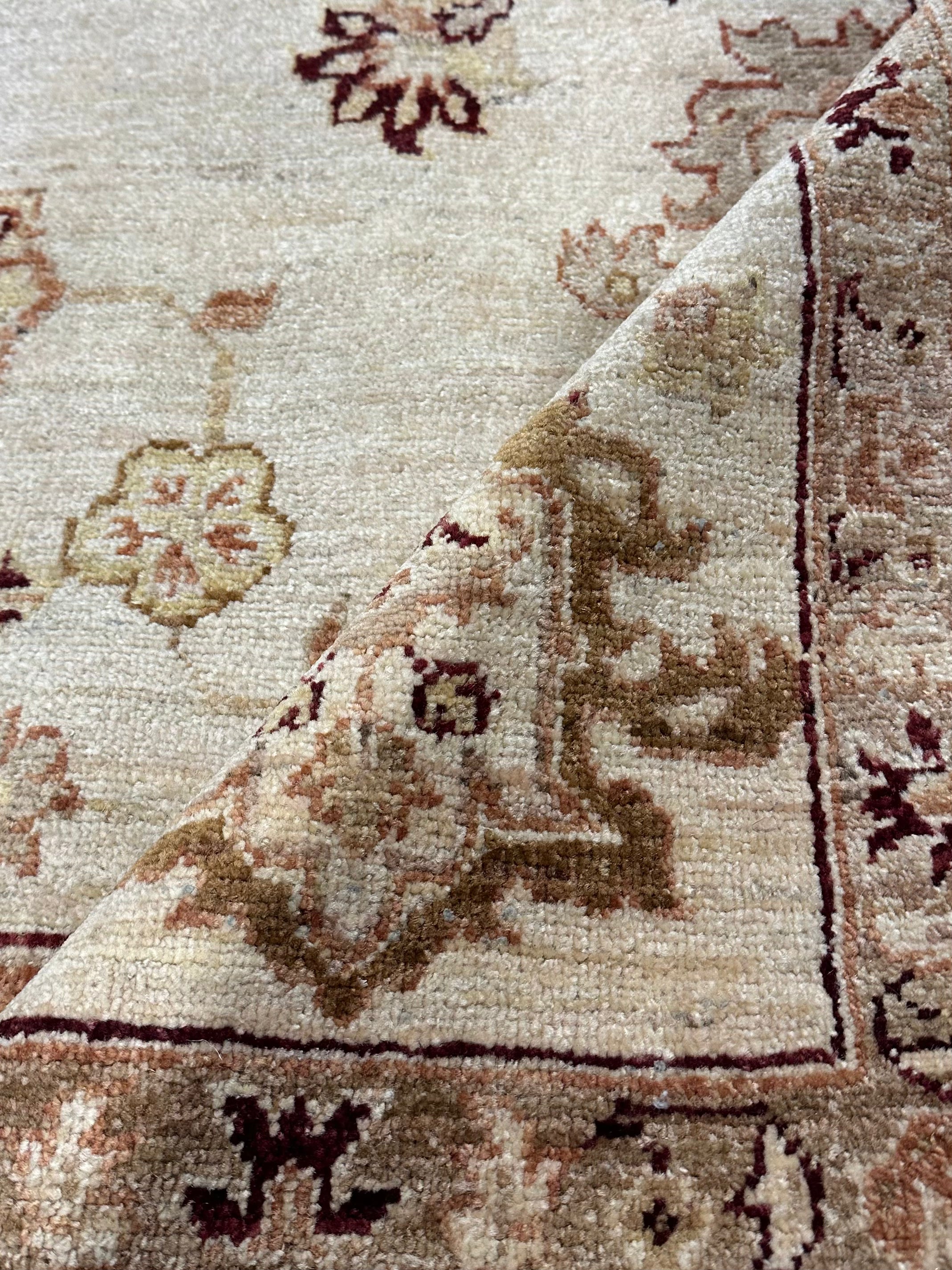 Naomie Olindo 8.9x11.8 Tan Peshawar Rug - CLEARANCE 30% off