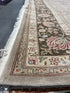 Venita Aspen 9x12 Beige and Olive Tabriz Rug - CLEARANCE 30% off