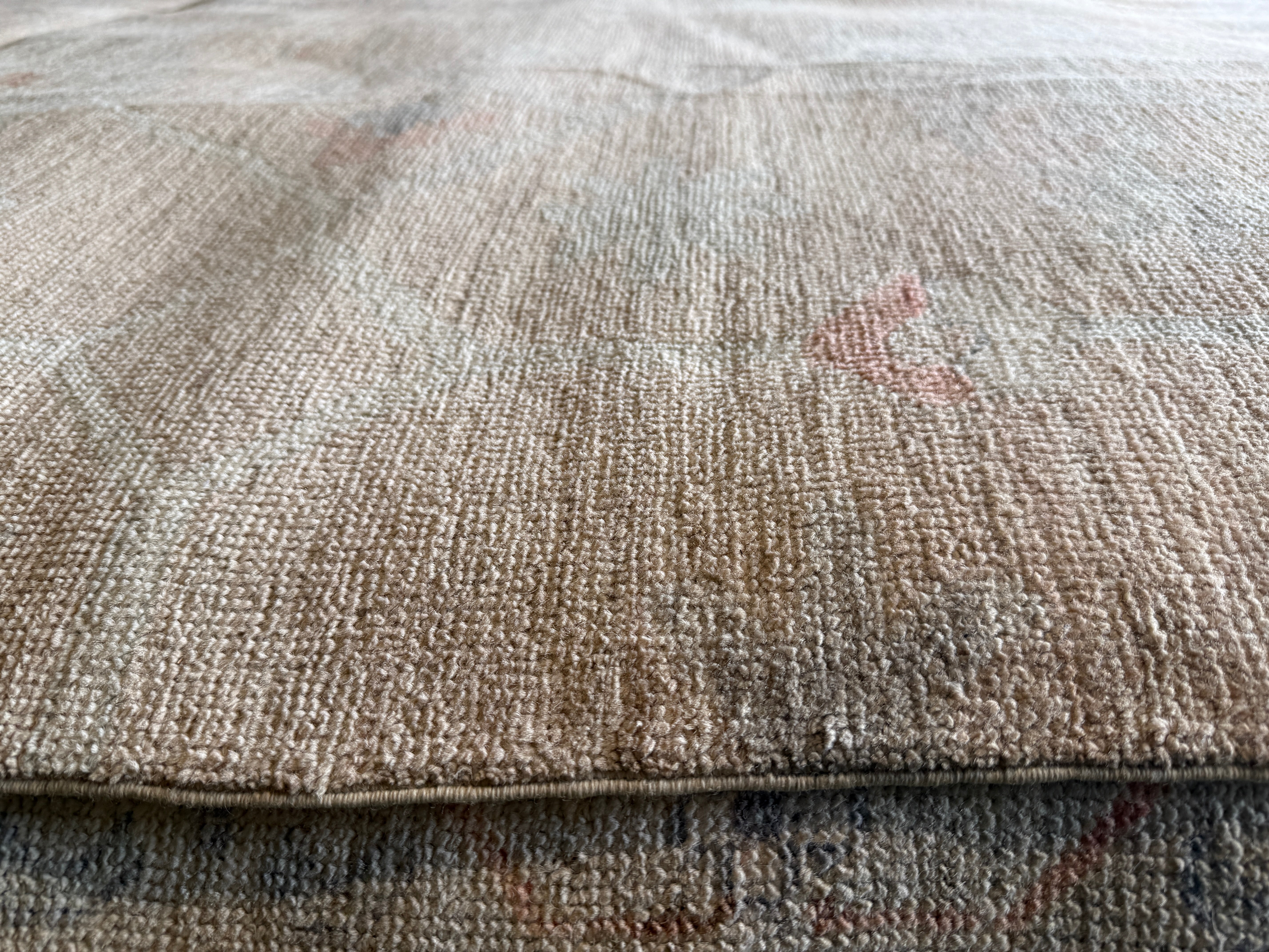 Sarah Thompson 8x9.9 Pink Afghani Whitewashed Oushak