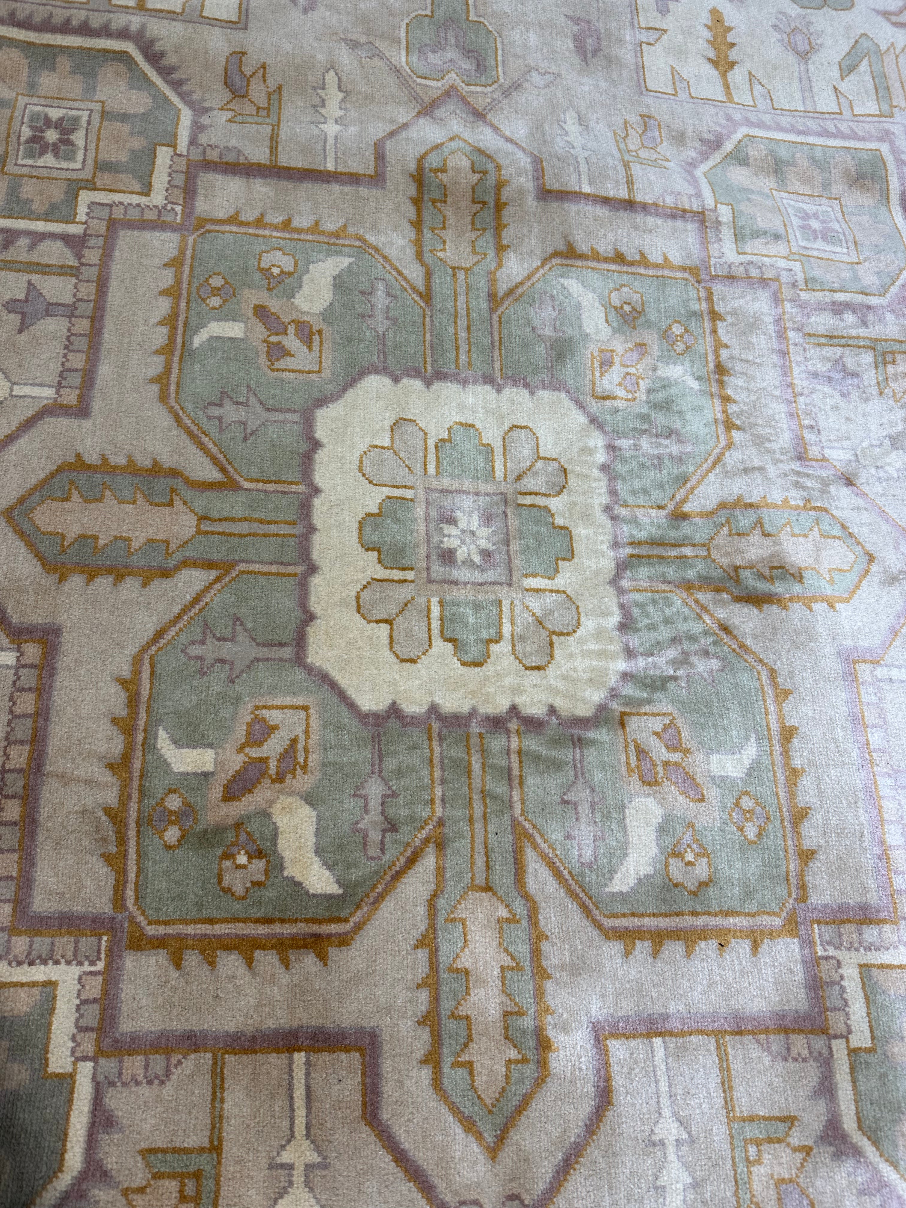 Chelsea Meissner 9.2x12 Gold Peshawar Rug - CLEARANCE 30% off