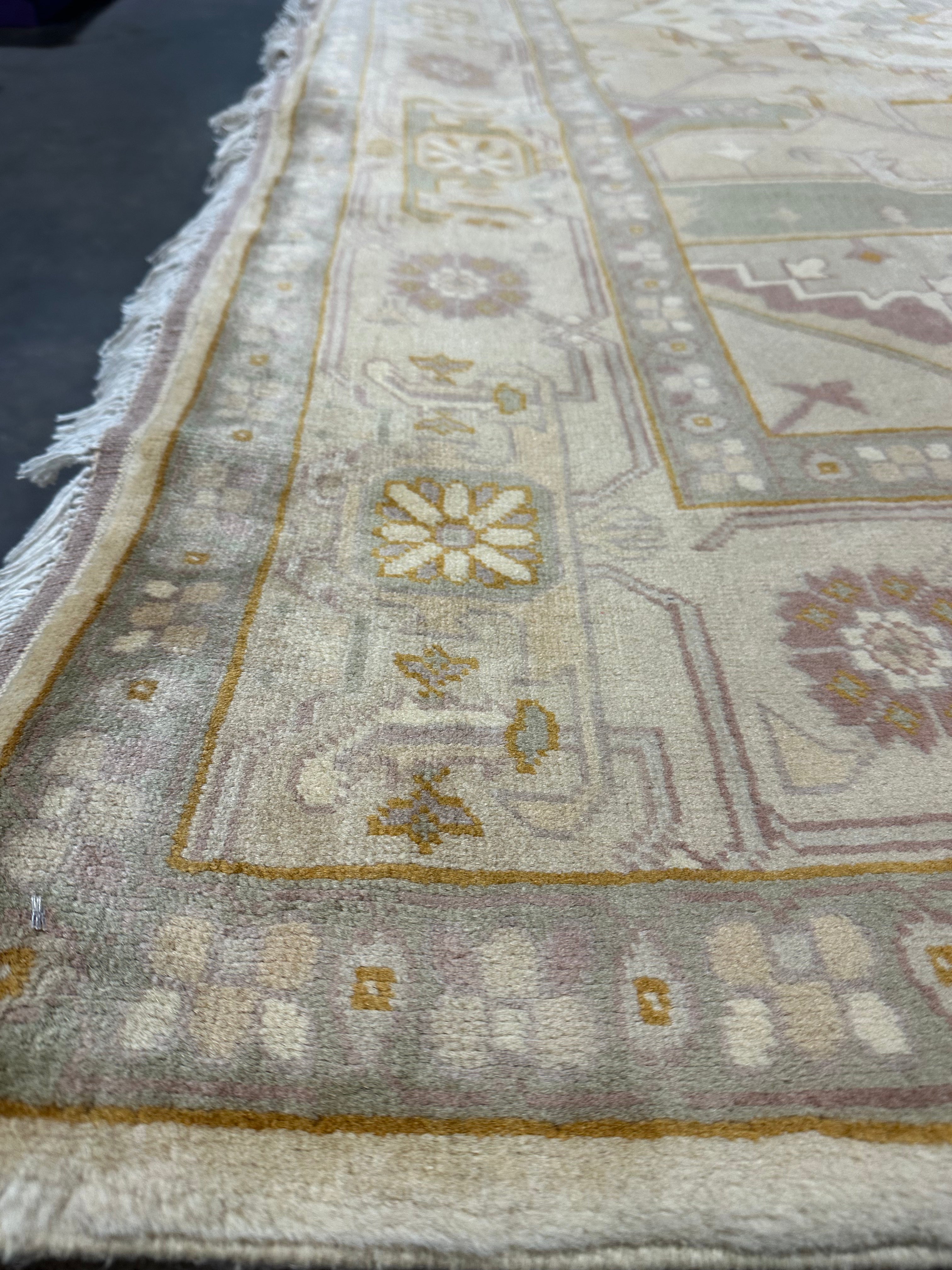 Chelsea Meissner 9.2x12 Gold Peshawar Rug - CLEARANCE 30% off