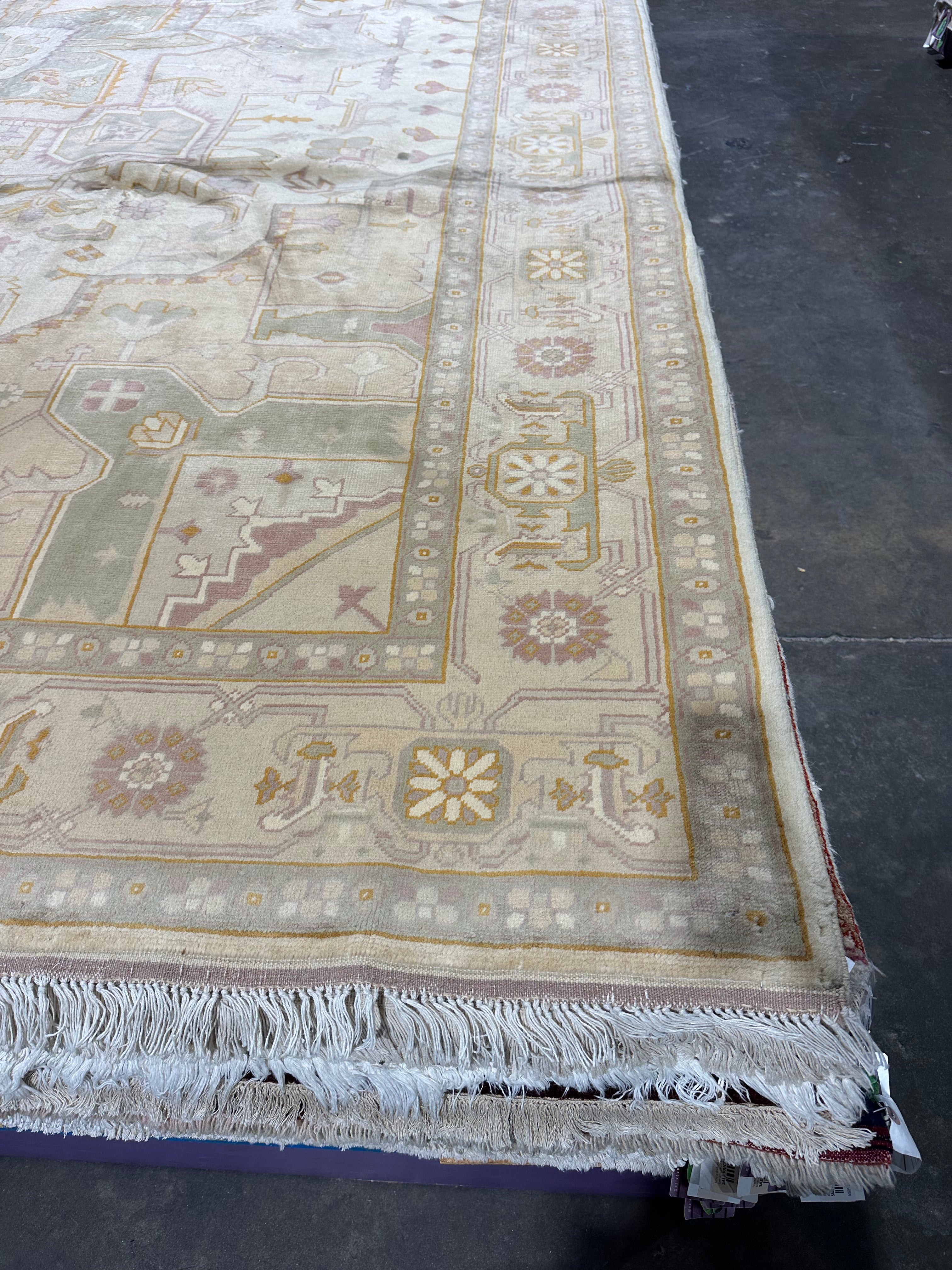 Chelsea Meissner 9.2x12 Gold Peshawar Rug - CLEARANCE 30% off