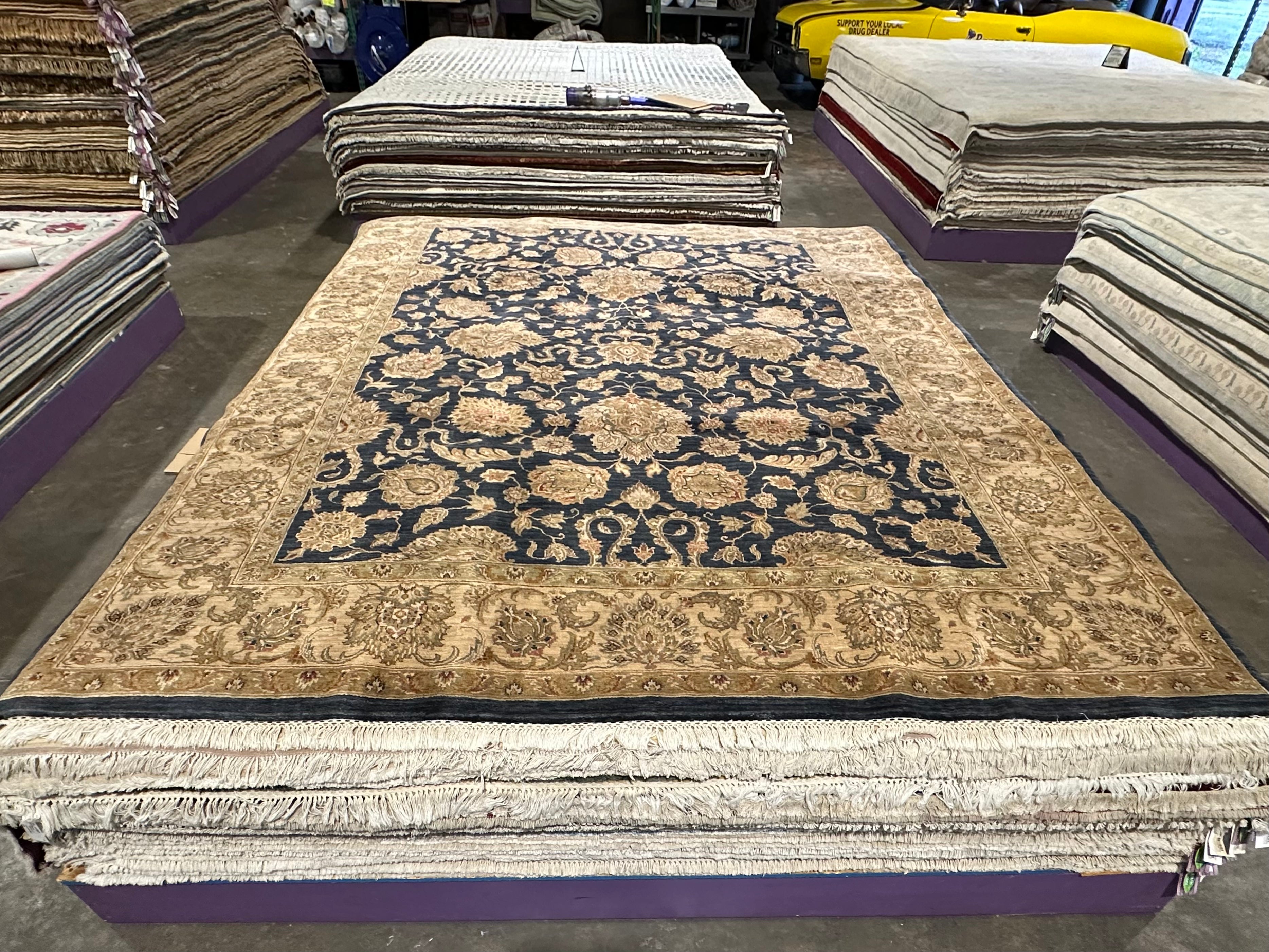 Landon Clements 9.1x11.8 Blue Jaipur Rug - CLEARANCE 30% off