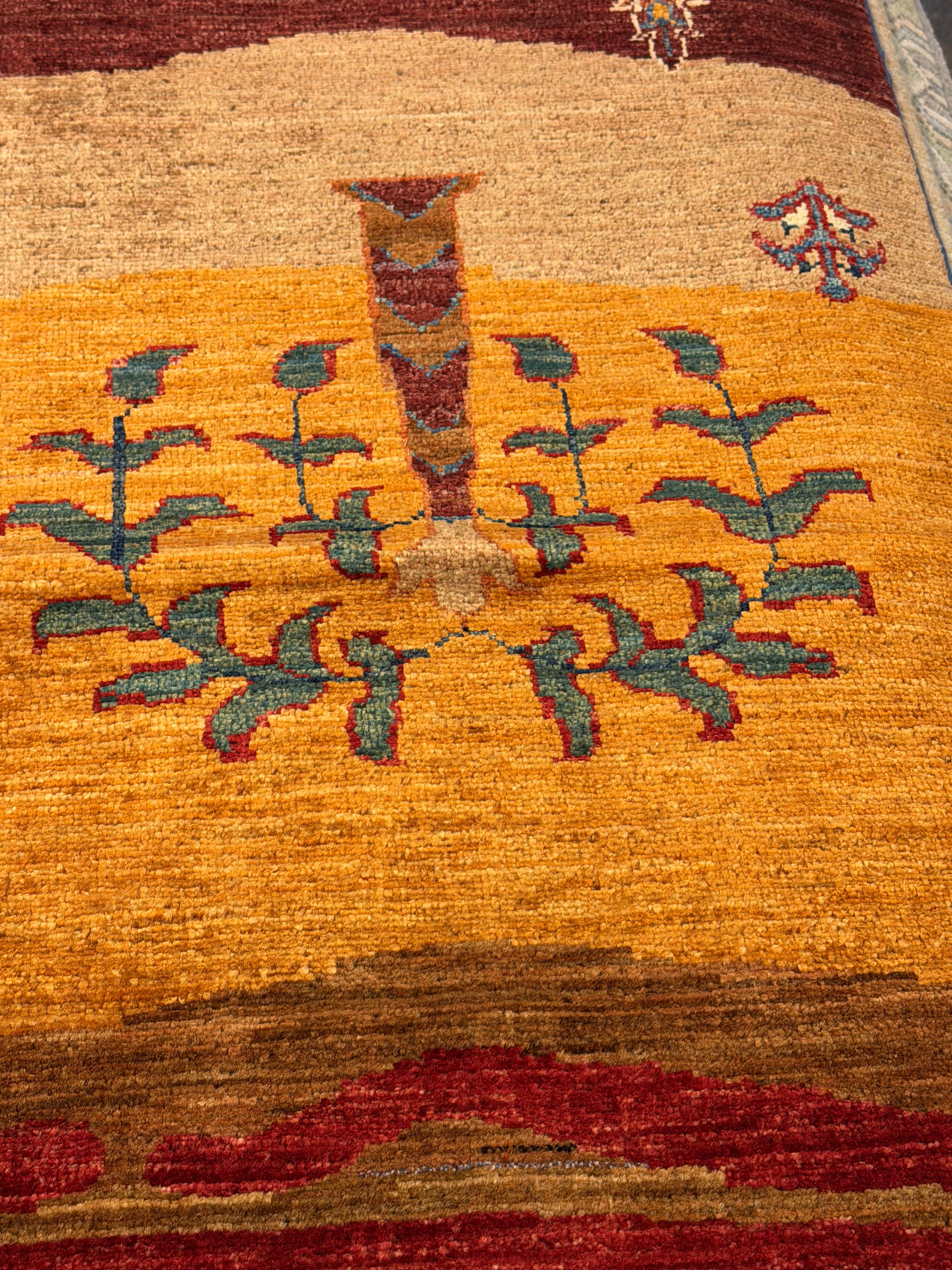 Melissa Rosal 5.10x8 Red Afghani Tree Rug