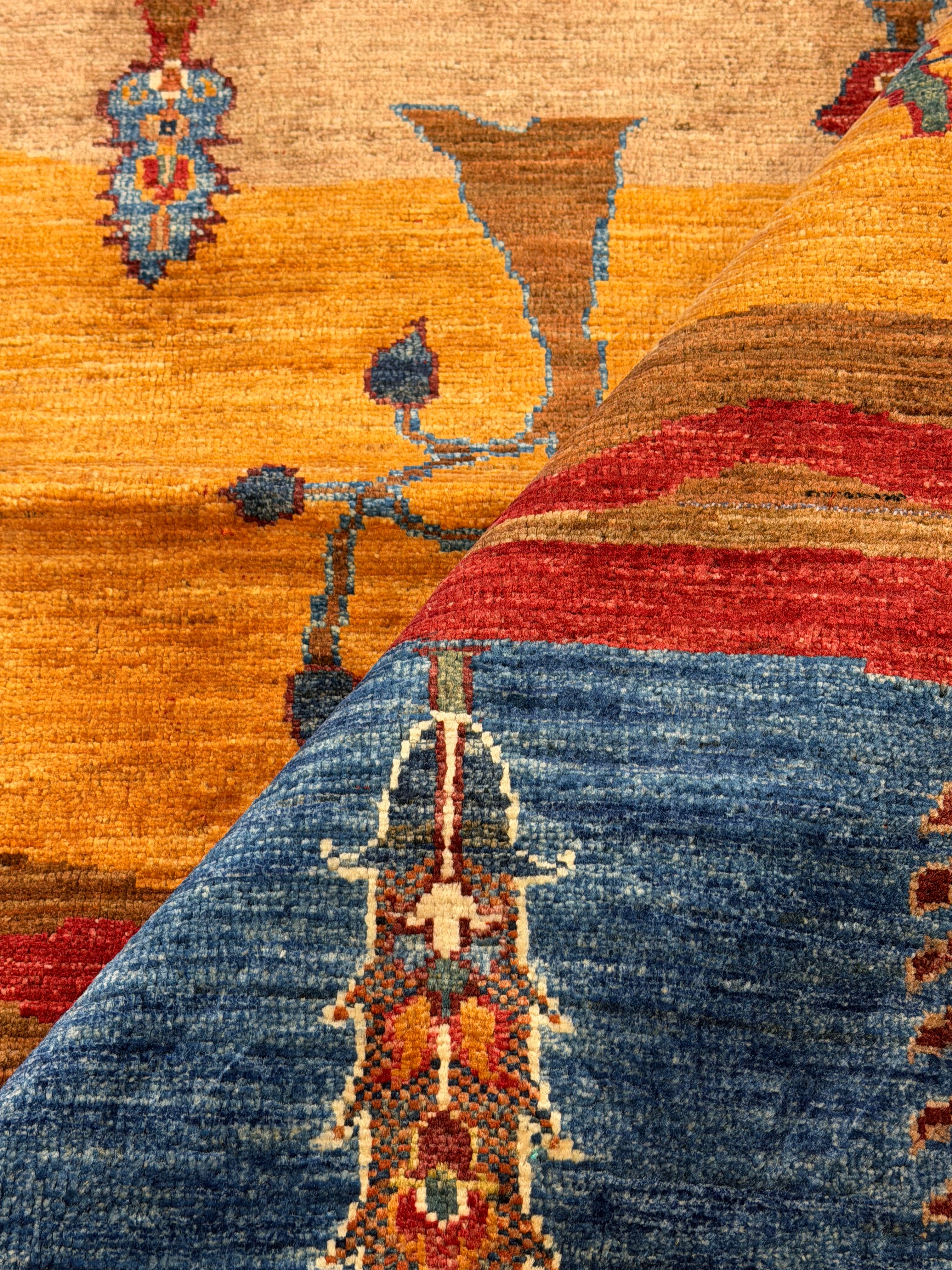 Melissa Rosal 5.10x8 Red Afghani Tree Rug