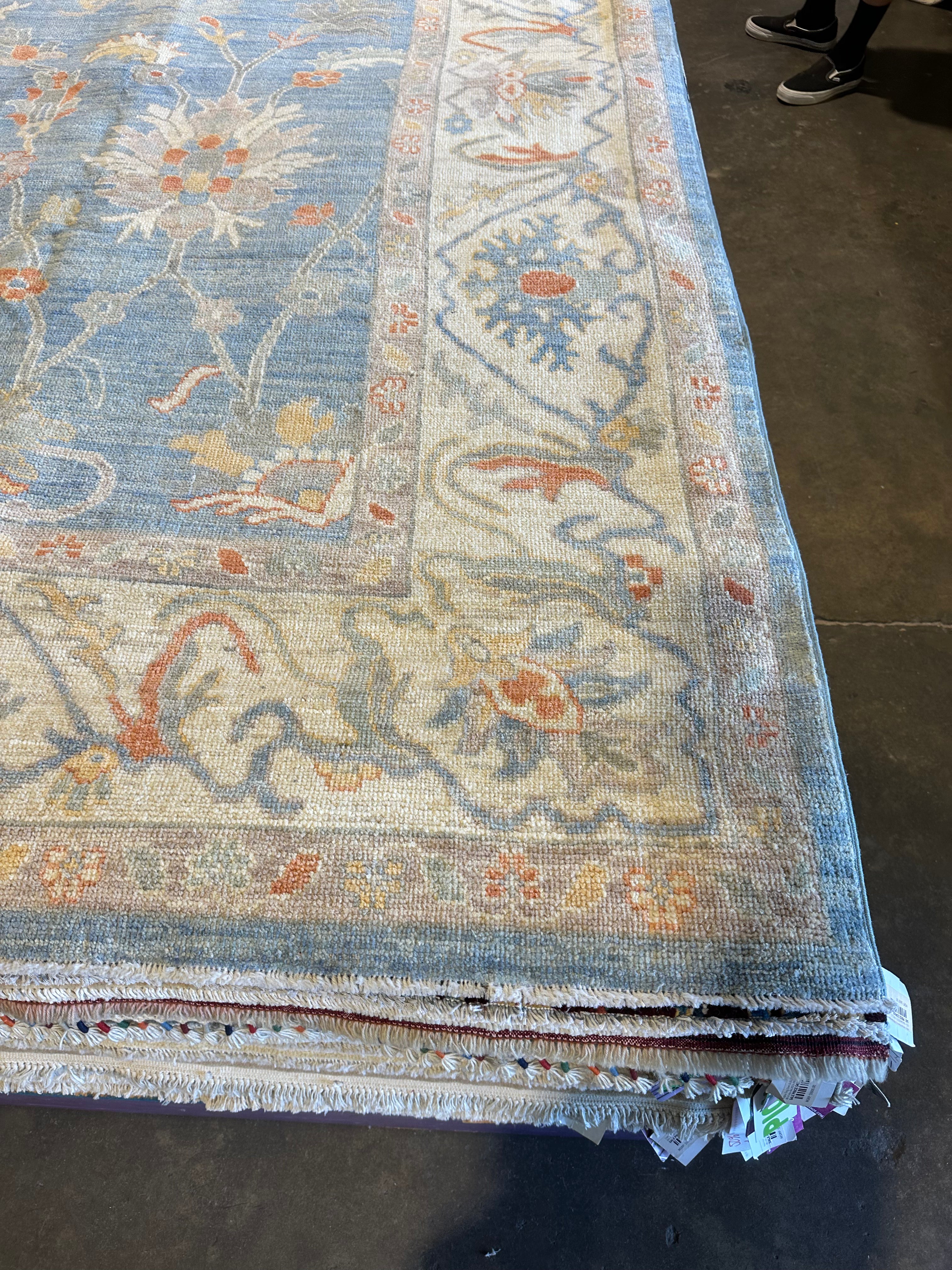 Ellie Knox 9.3x12.2 Afghani Colorful Oushak