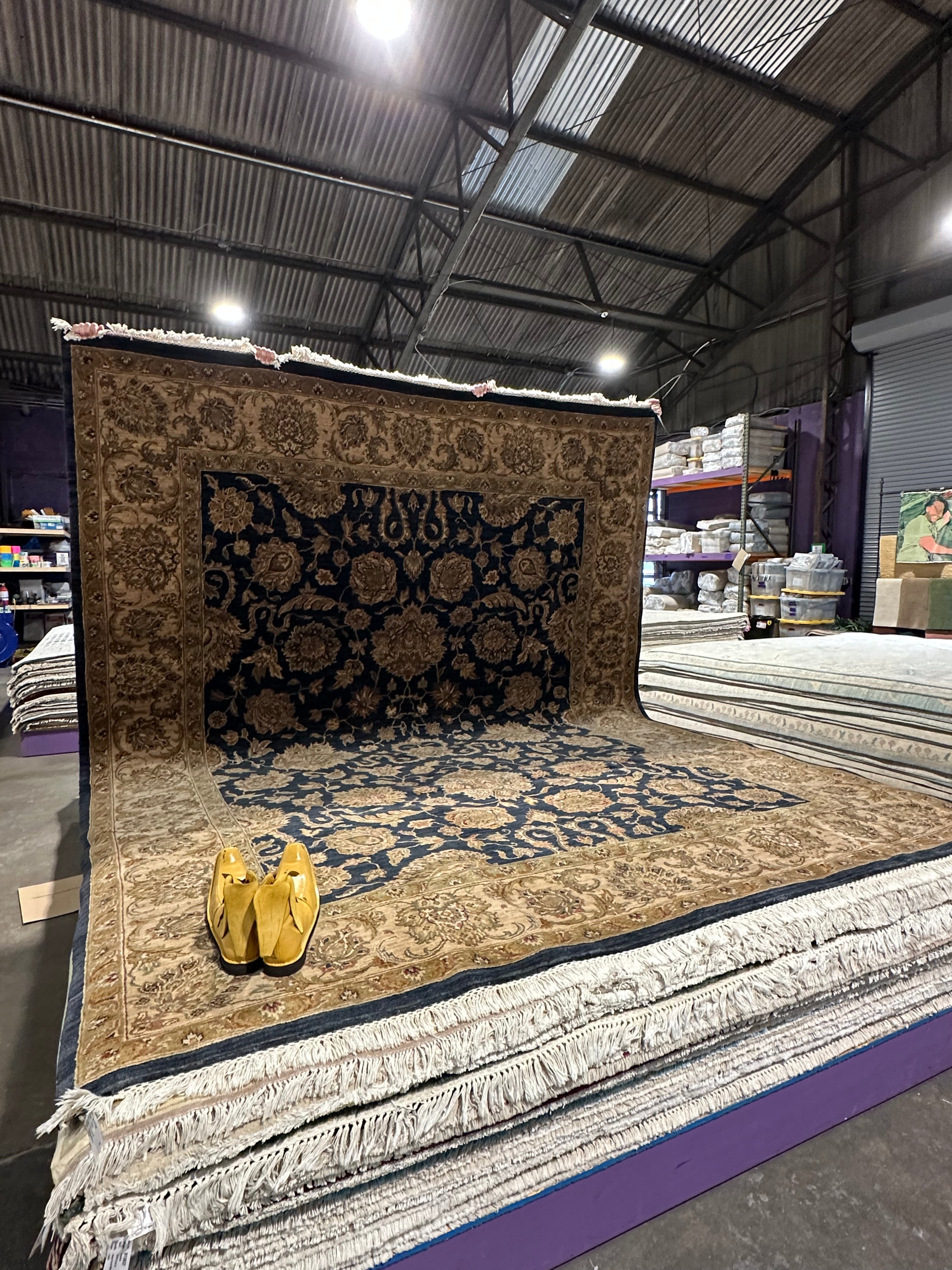 Landon Clements 9.1x11.8 Blue Jaipur Rug - CLEARANCE 30% off