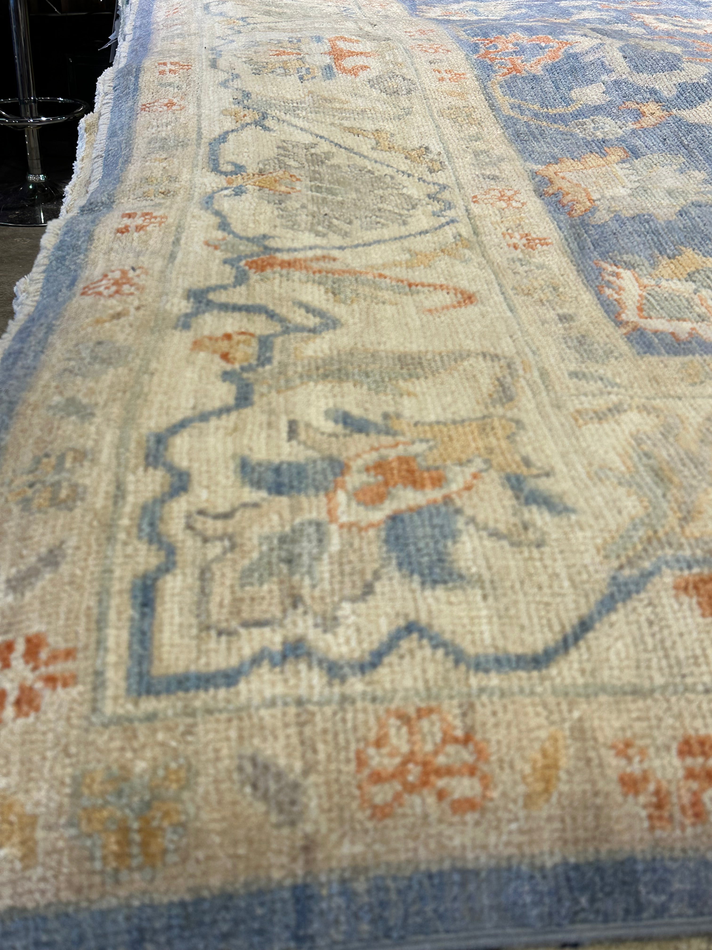 Maria McAlea 8.1x9.8 Afghani Colorful Oushak
