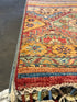 Tiffany Hendra 5.9x8.4 Orange Afghani Khorjin Rug