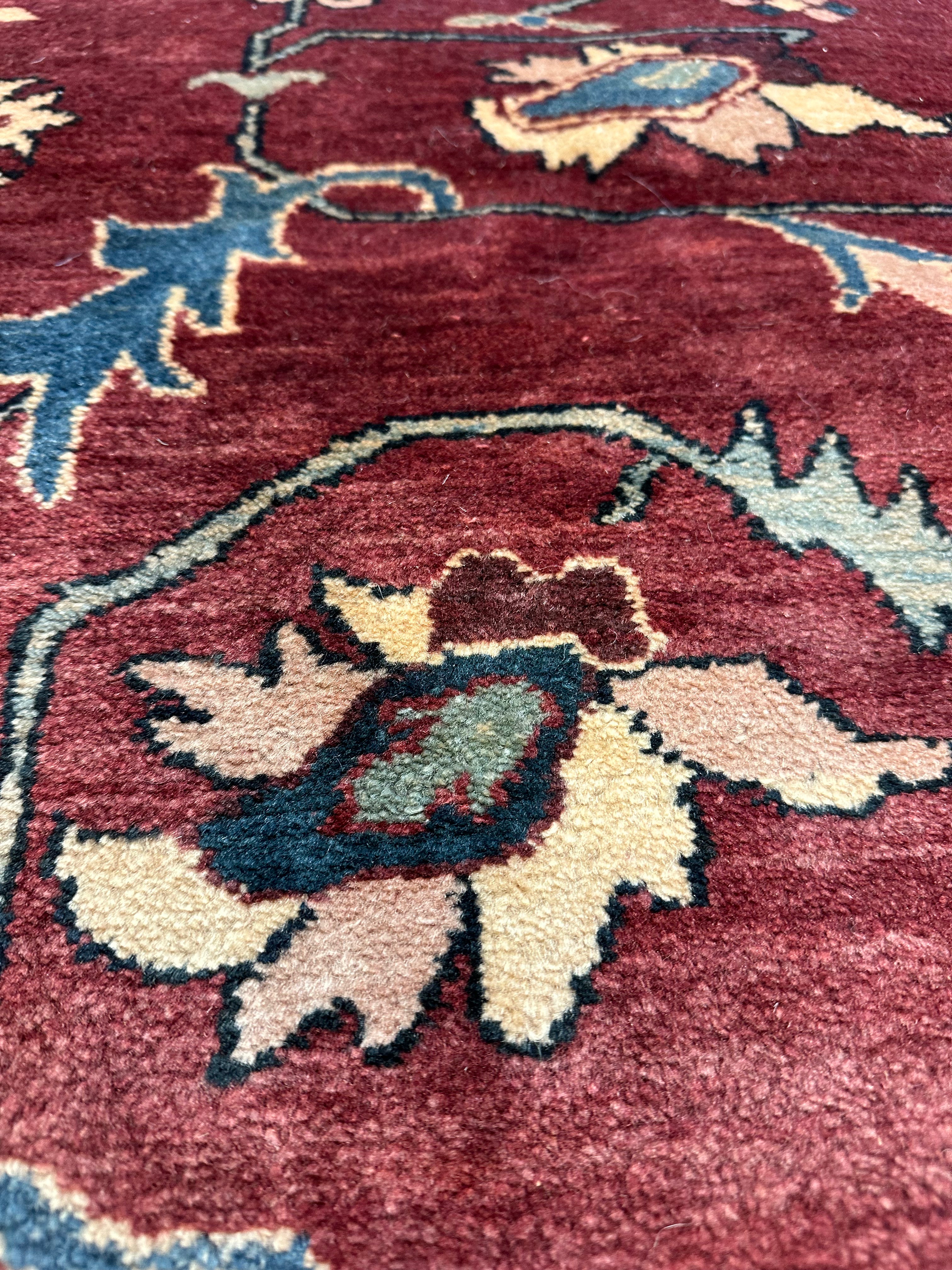 Eliza Limehouse 8.8x11.5 Red Agra Rug - CLEARANCE 30% off