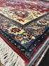 Eliza Limehouse 8.8x11.5 Red Agra Rug - CLEARANCE 30% off