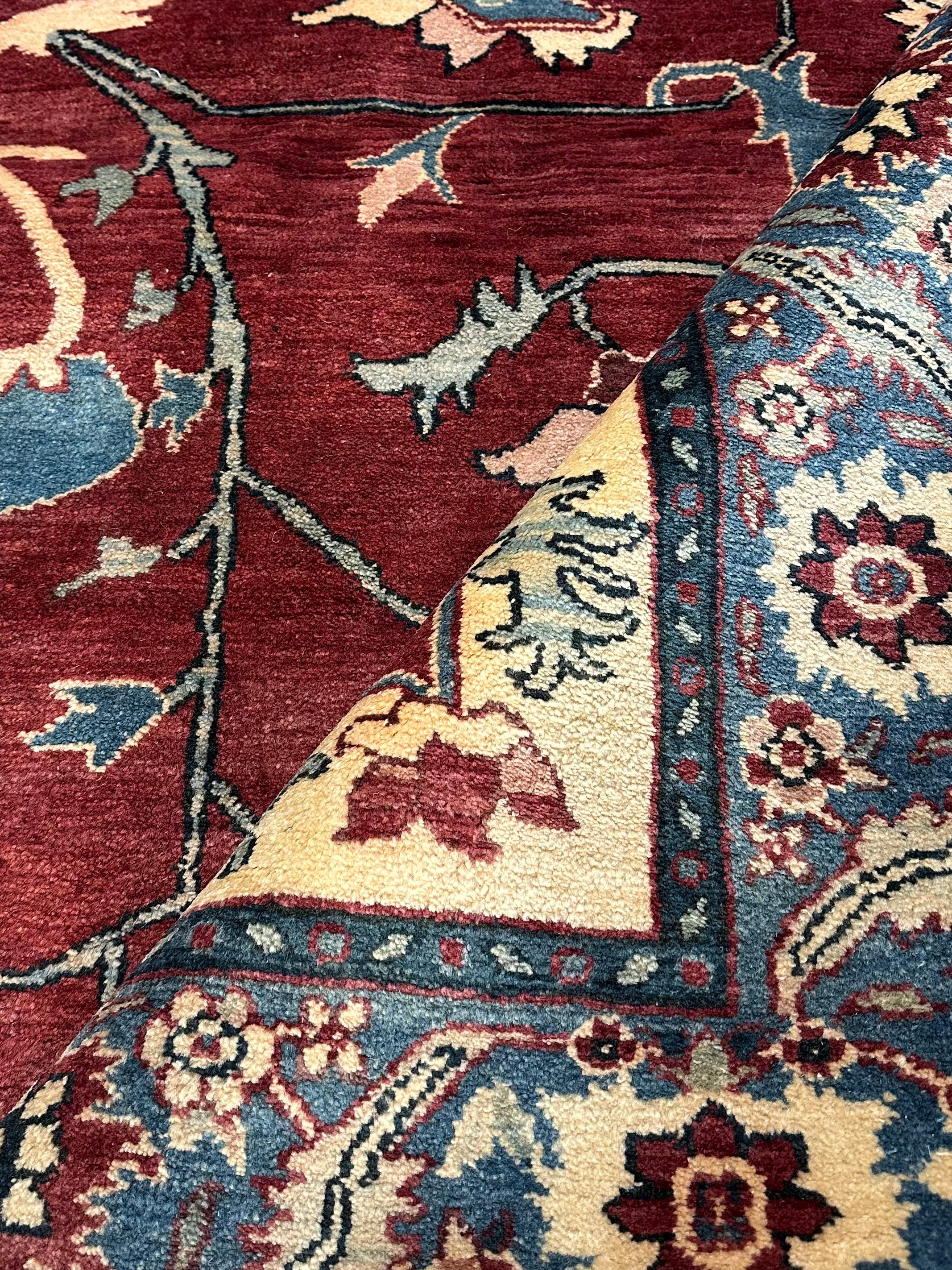 Eliza Limehouse 8.8x11.5 Red Agra Rug - CLEARANCE 30% off