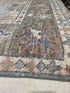Brittany Spiteri 2.10x11.11 Multi Color Afghani Whitewashed Oushak Runner