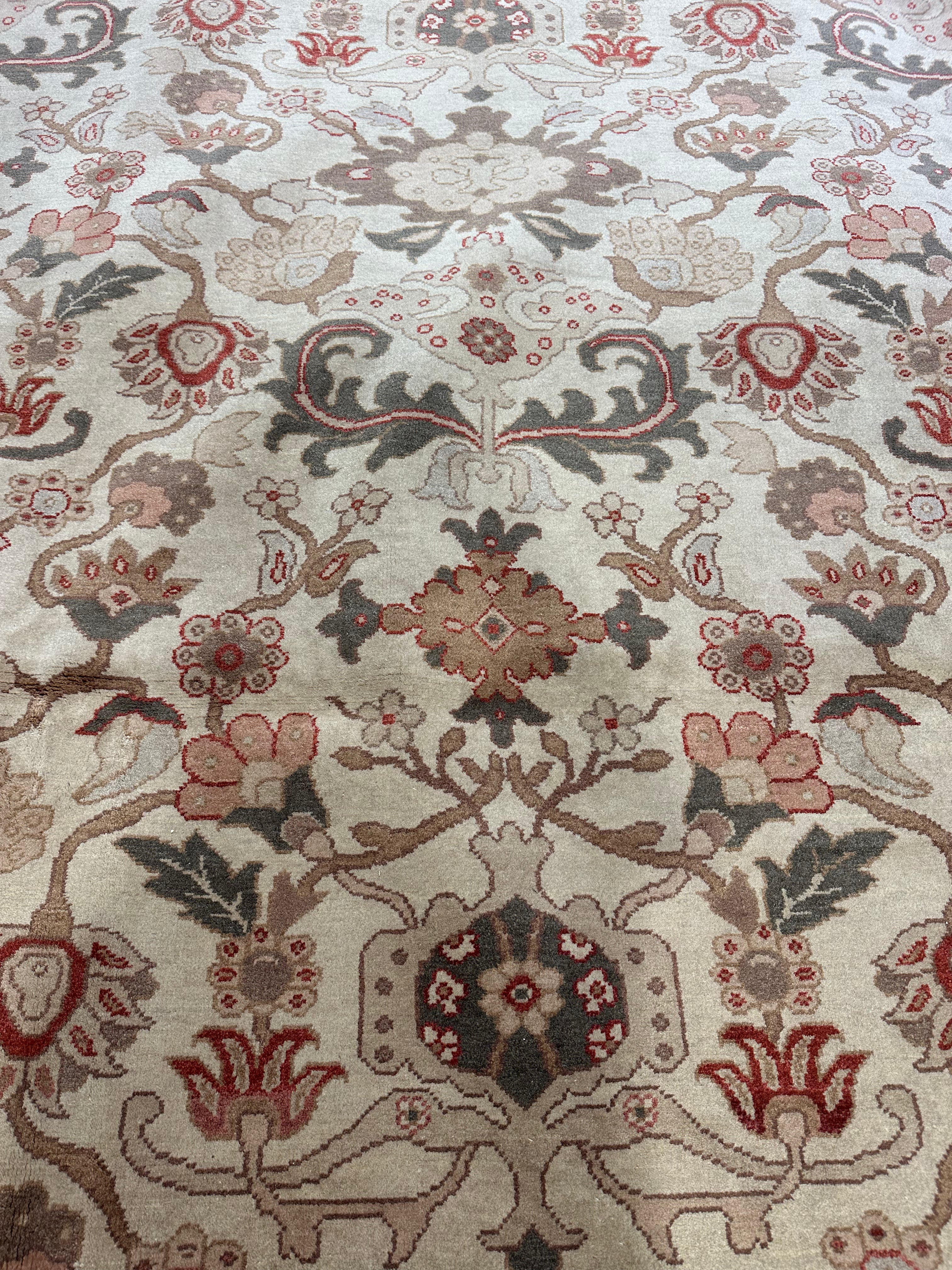Corrine Hardy 9x12 Beige and Blue Zeigler Rug - CLEARANCE 30% off