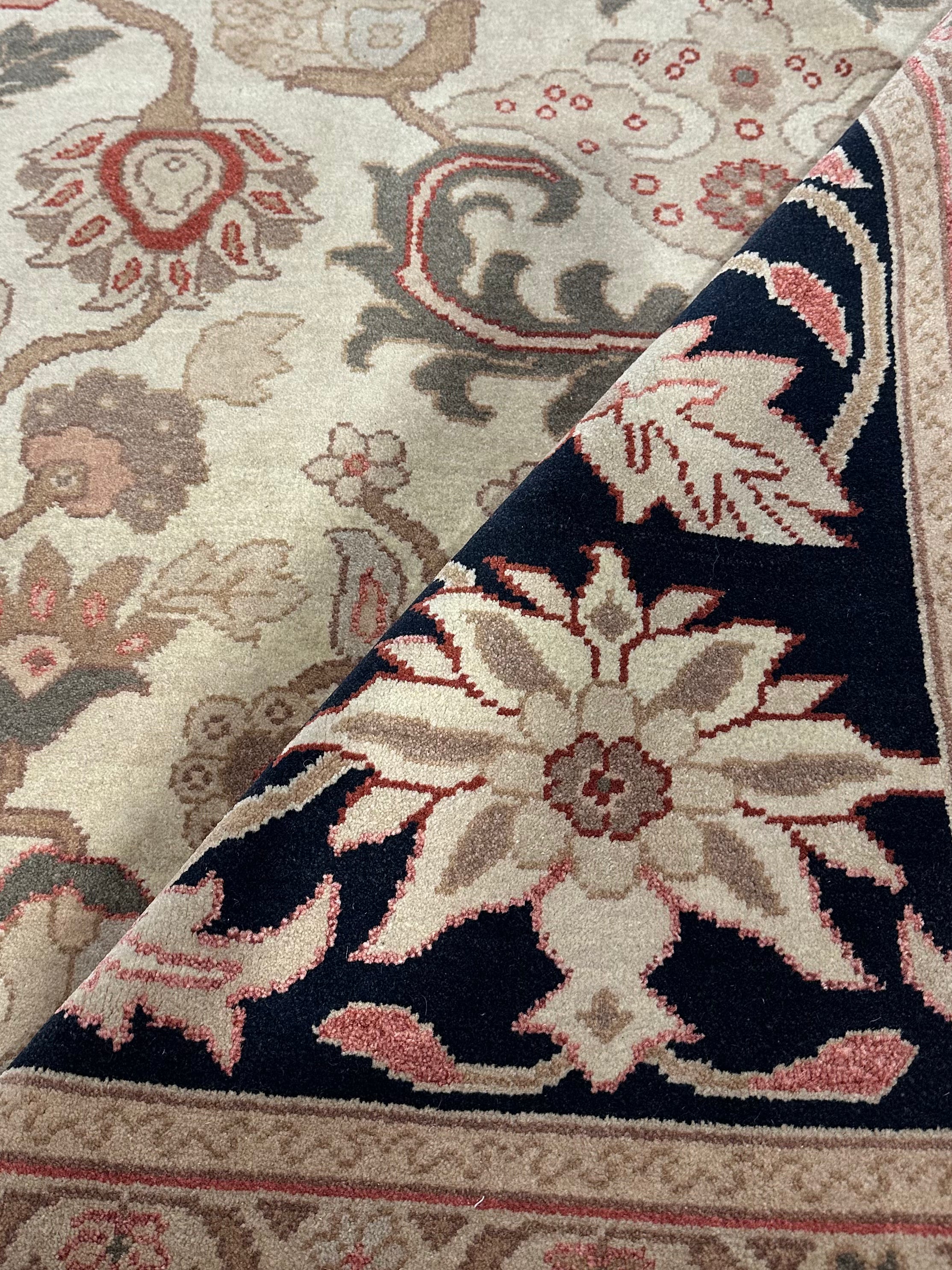 Corrine Hardy 9x12 Beige and Blue Zeigler Rug - CLEARANCE 30% off