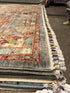 Angie Katsanevas 5.10x8.3 Silver/Grey Afghani Sultani Rug
