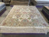 Patricia Altschul 8.8x11.8 Ivory and Green Soumak Rug - CLEARANCE 30% off