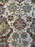 Patricia Altschul 8.8x11.8 Ivory and Green Soumak Rug - CLEARANCE 30% off