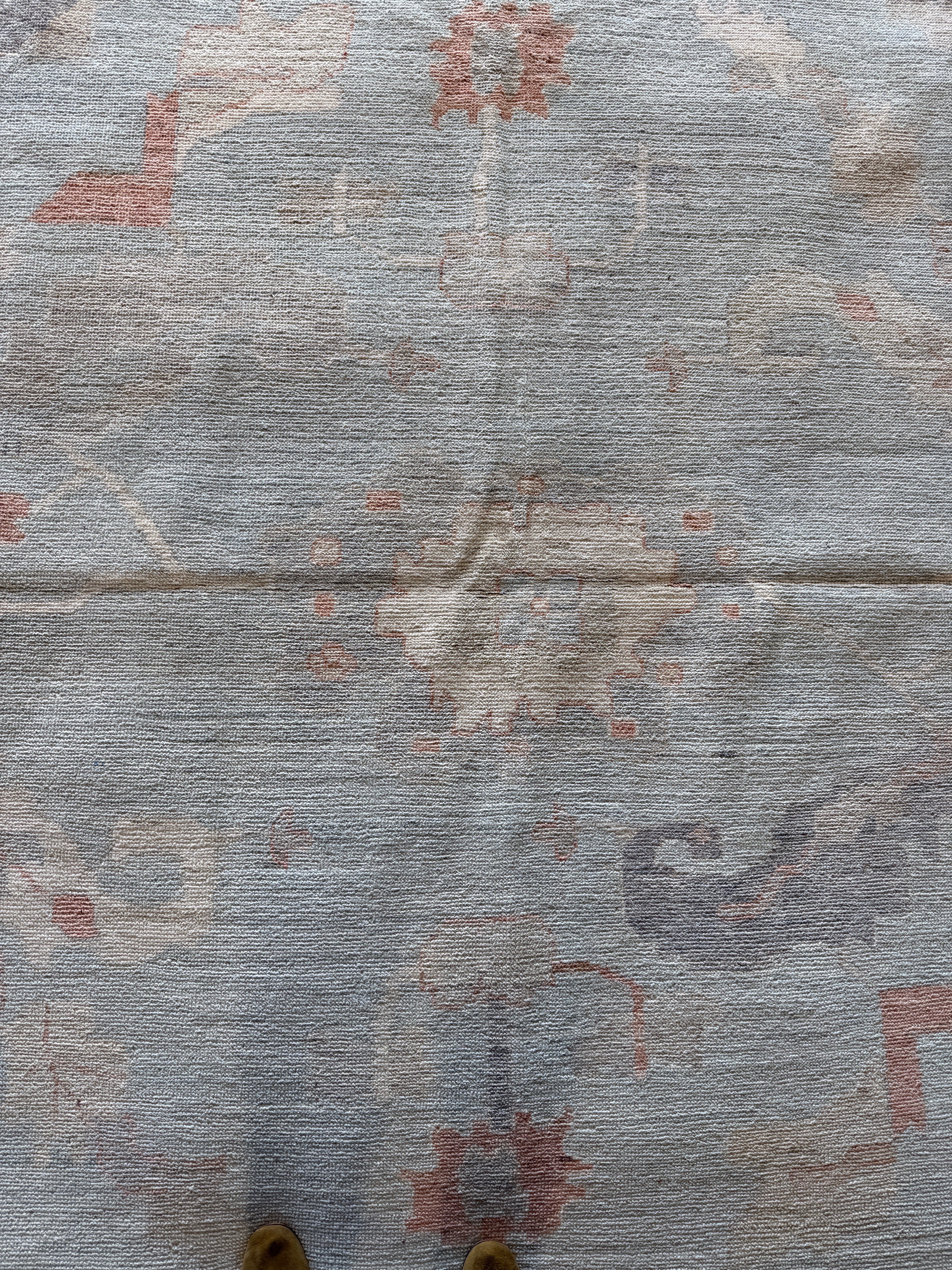 Morningstar Angeline 8.2x10.1 Blue Afghani Whitewashed Oushak