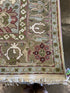 Patricia Altschul 8.8x11.8 Ivory and Green Soumak Rug - CLEARANCE 30% off