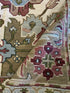 Patricia Altschul 8.8x11.8 Ivory and Green Soumak Rug - CLEARANCE 30% off