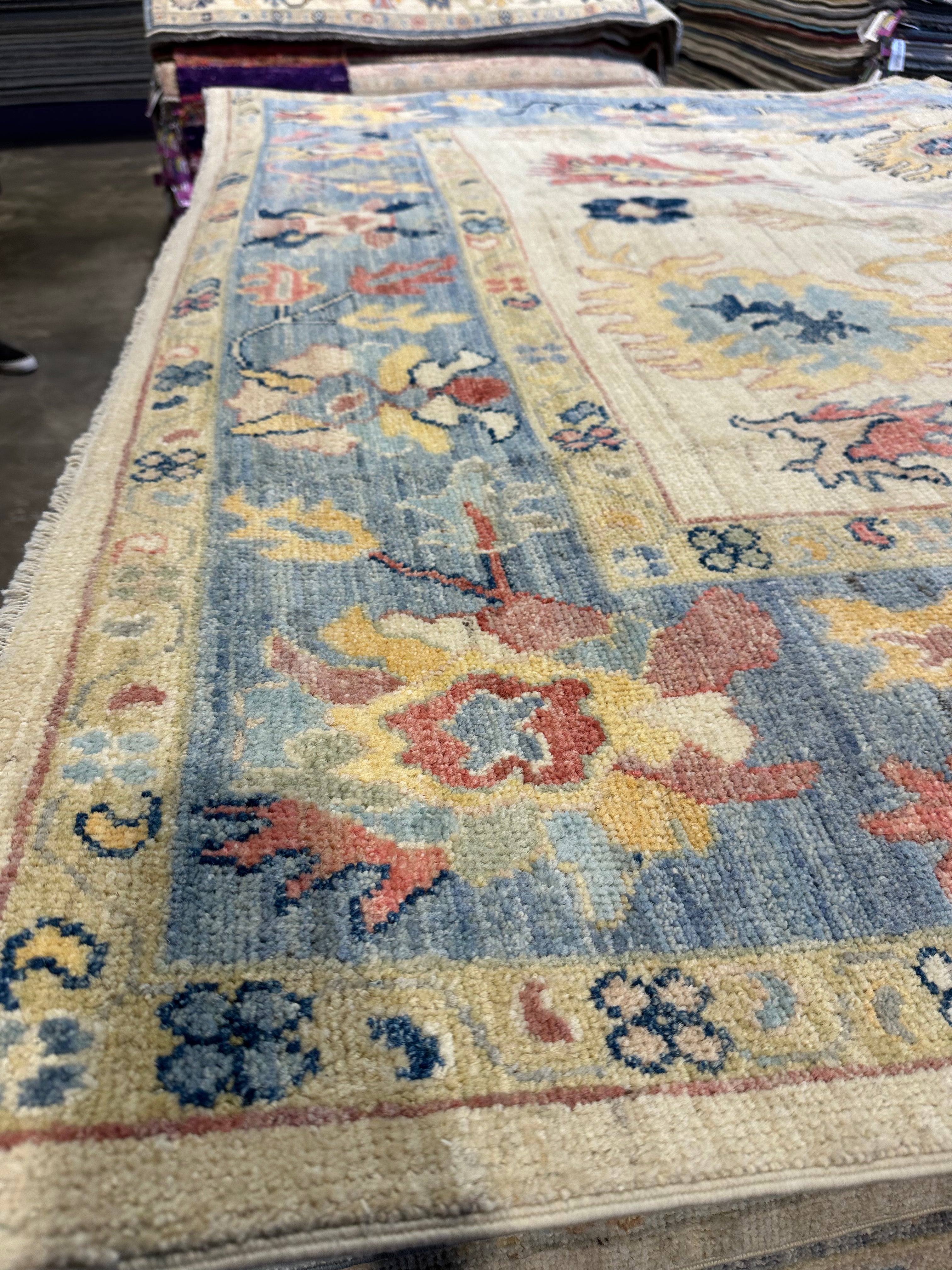 Lottie Aich 6.1x8.9 Afghani Colorful Oushak