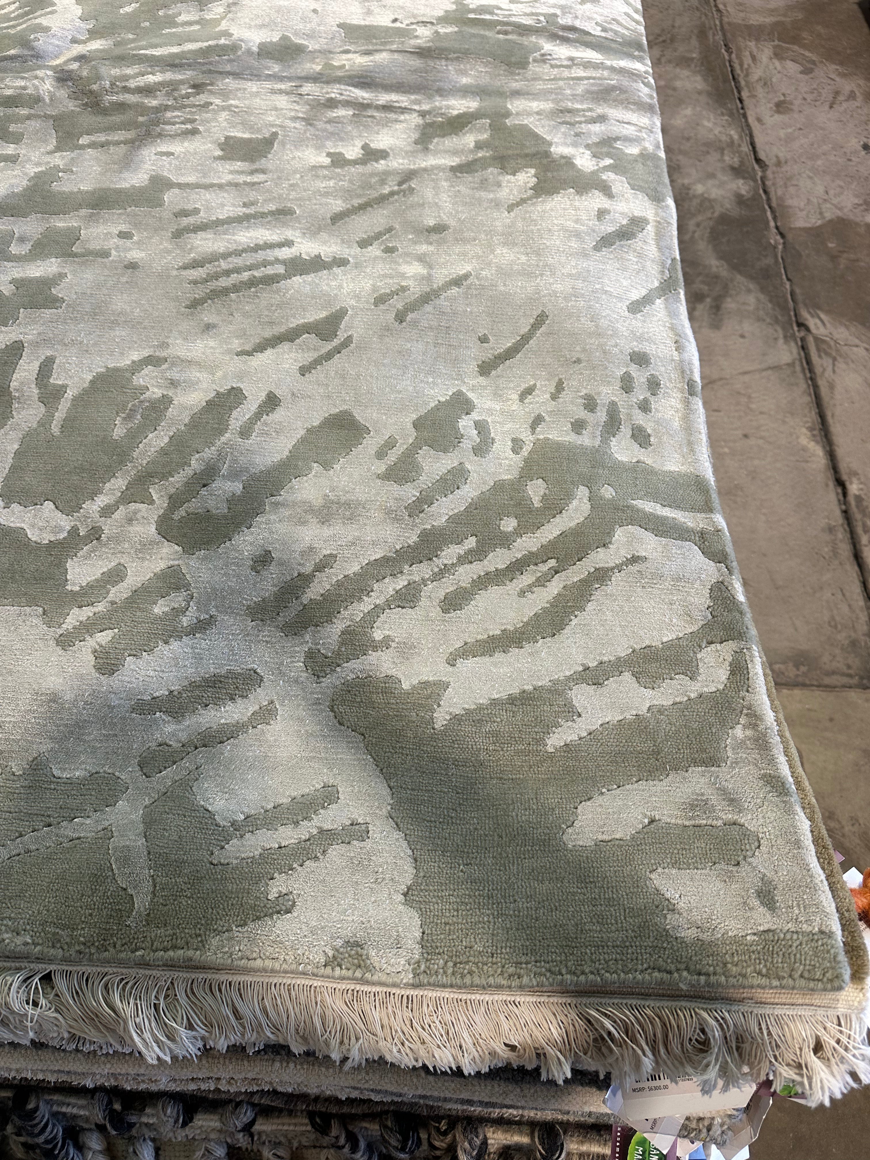 Craig Conover 9x11.8 Green Mod Fever Rug - CLEARANCE 30% off
