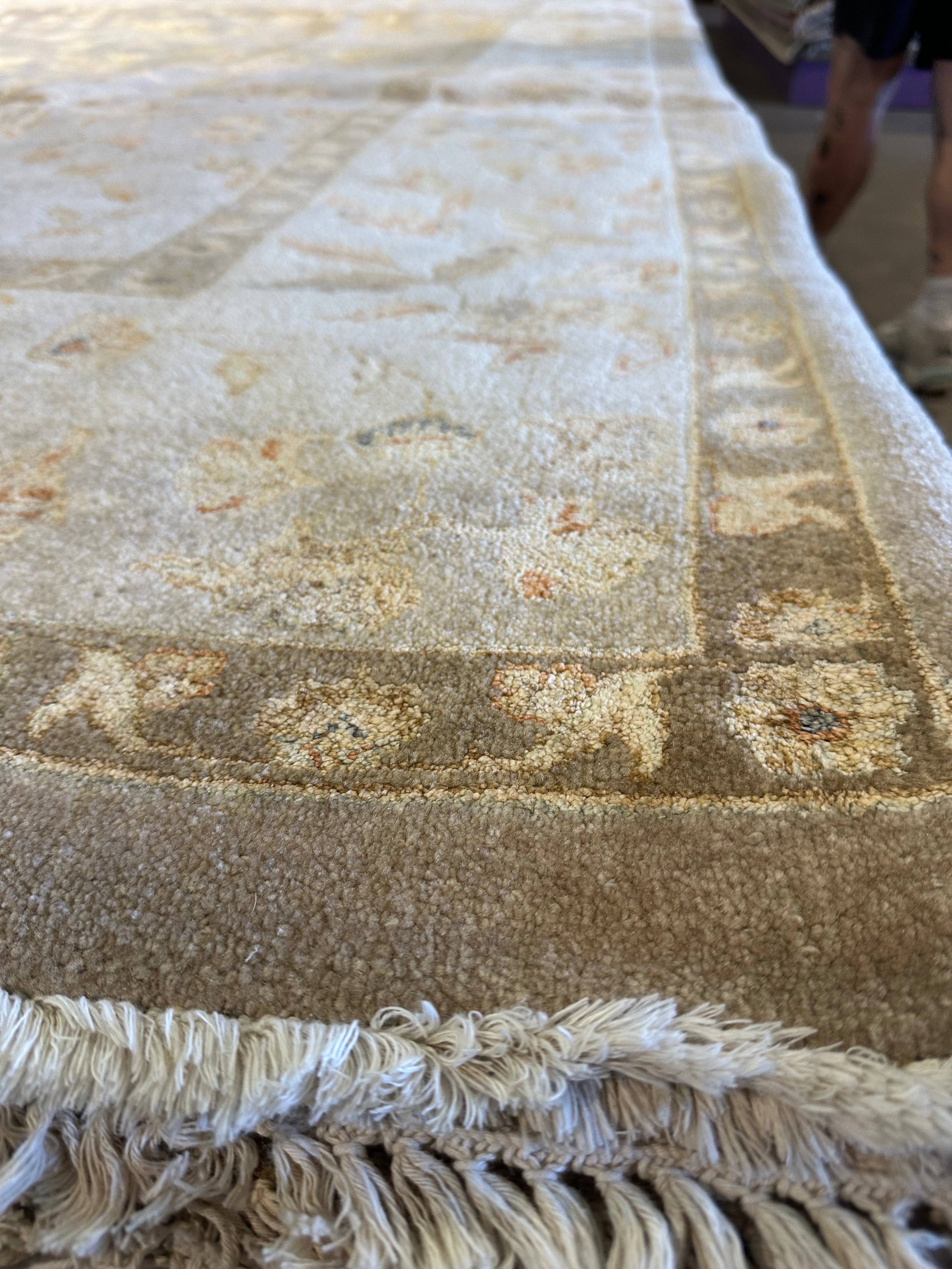 Taylor Green 8.9x11.9 Grey Peshawar Rug - CLEARANCE 30% off