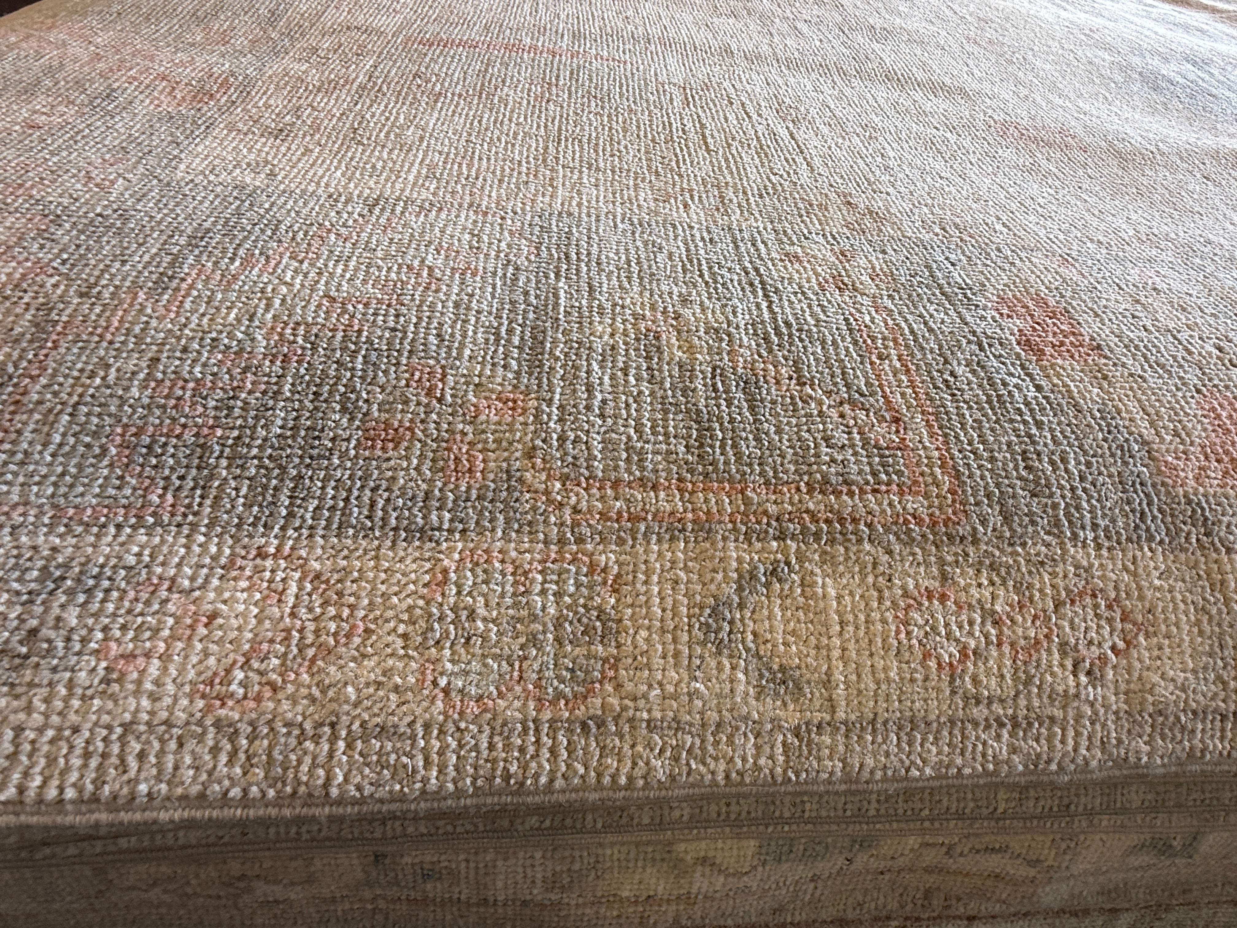 Alixandra Fuchs 8.2x10 Blue Afghani Whitewashed Oushak