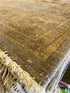 Olivia Flowers 9x11.8 Brown Peshawar Rug - CLEARANCE 30% off