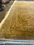 Olivia Flowers 9x11.8 Brown Peshawar Rug - CLEARANCE 30% off