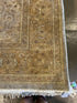 Olivia Flowers 9x11.8 Brown Peshawar Rug - CLEARANCE 30% off