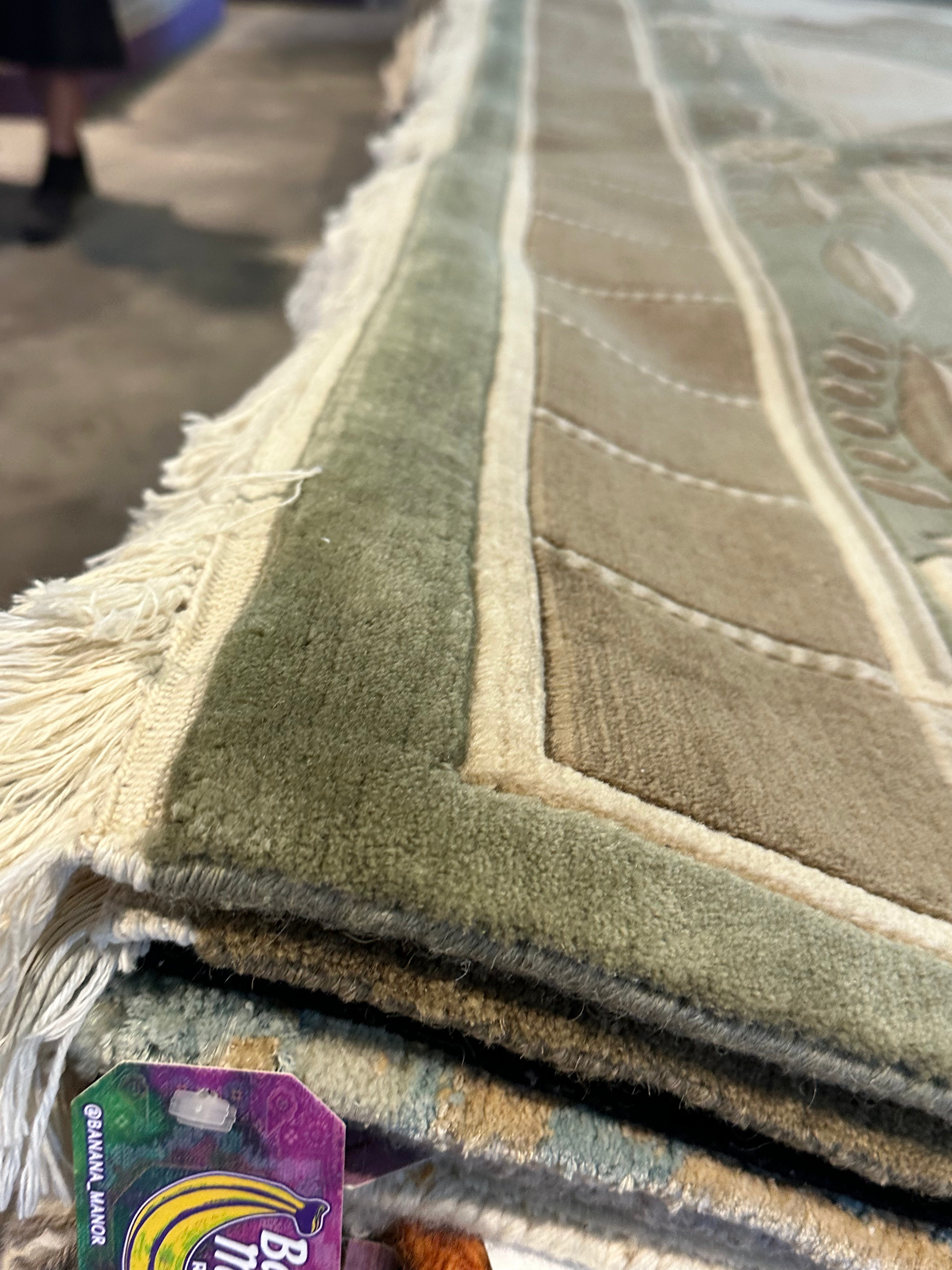 Austen Kroll 9.1x11.8 Brown Nepalese Rug - CLEARANCE 30% off
