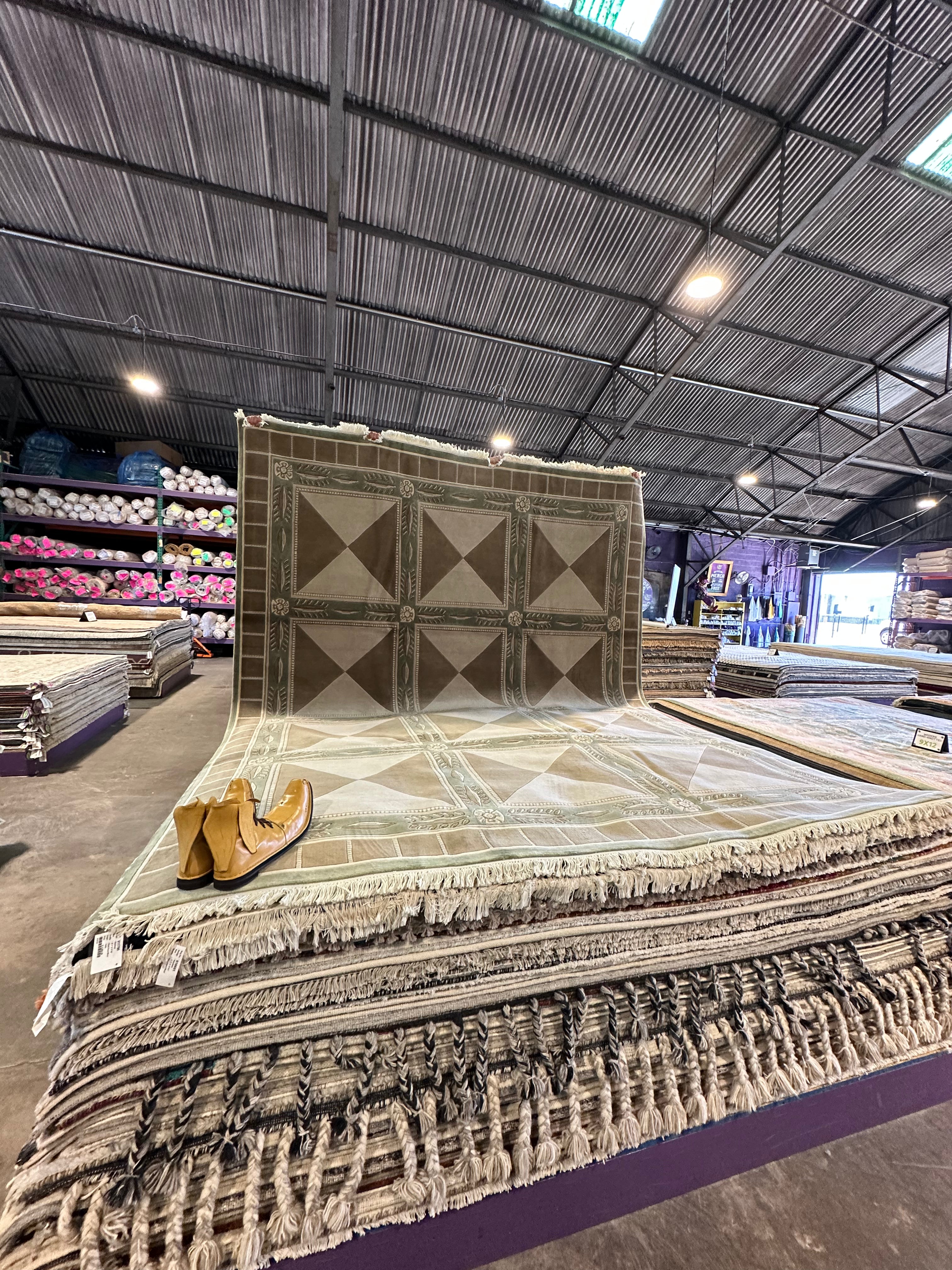 Austen Kroll 9.1x11.8 Brown Nepalese Rug - CLEARANCE 30% off
